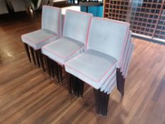12 x Grey resturant quality chairs