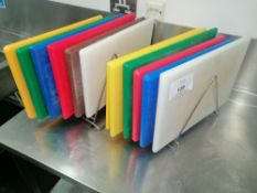 12 x commercial chopping boards measuring 30cm x 4