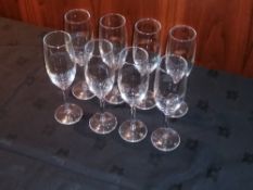 8 x Pasabahce Tall Stemmed Flute Wine Champagne 21