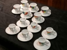 12 x illy Limited edition expo 2015 espresso coffe