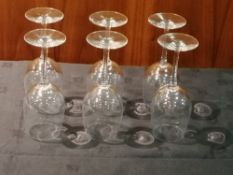 6 x Chef & Sommelier carbernet 58cl glasses