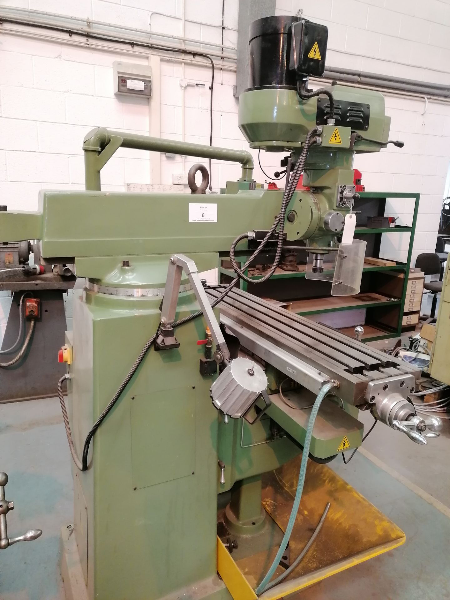 Warco WM40 Turret milling machine serial No 1602066 fitted with 2 axis Sino SDS2MS digital read - Image 4 of 4