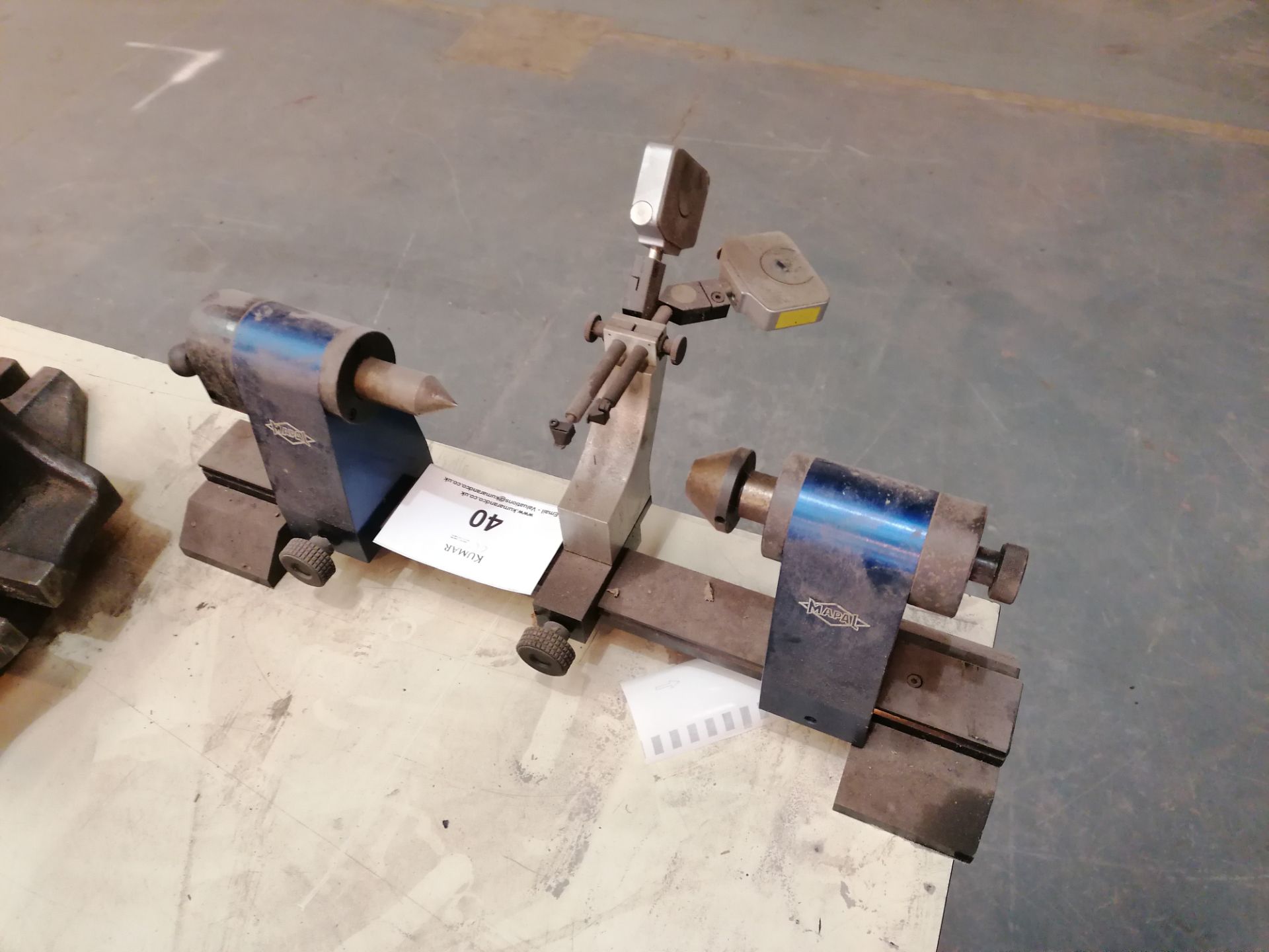 Maple bench clamp with measuring gauges - Image 3 of 3