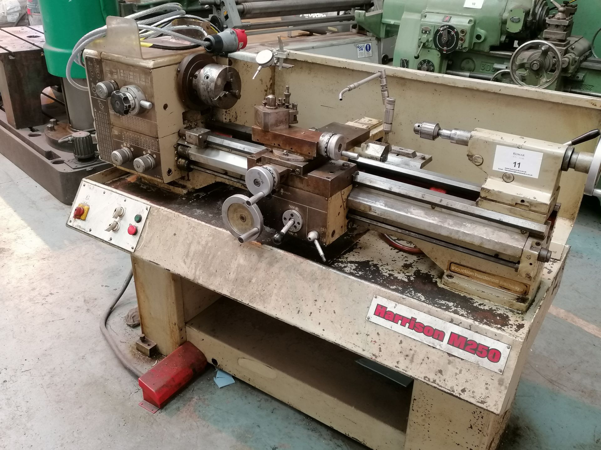 Harris M250 Centre lathe - No VAT on This Lot