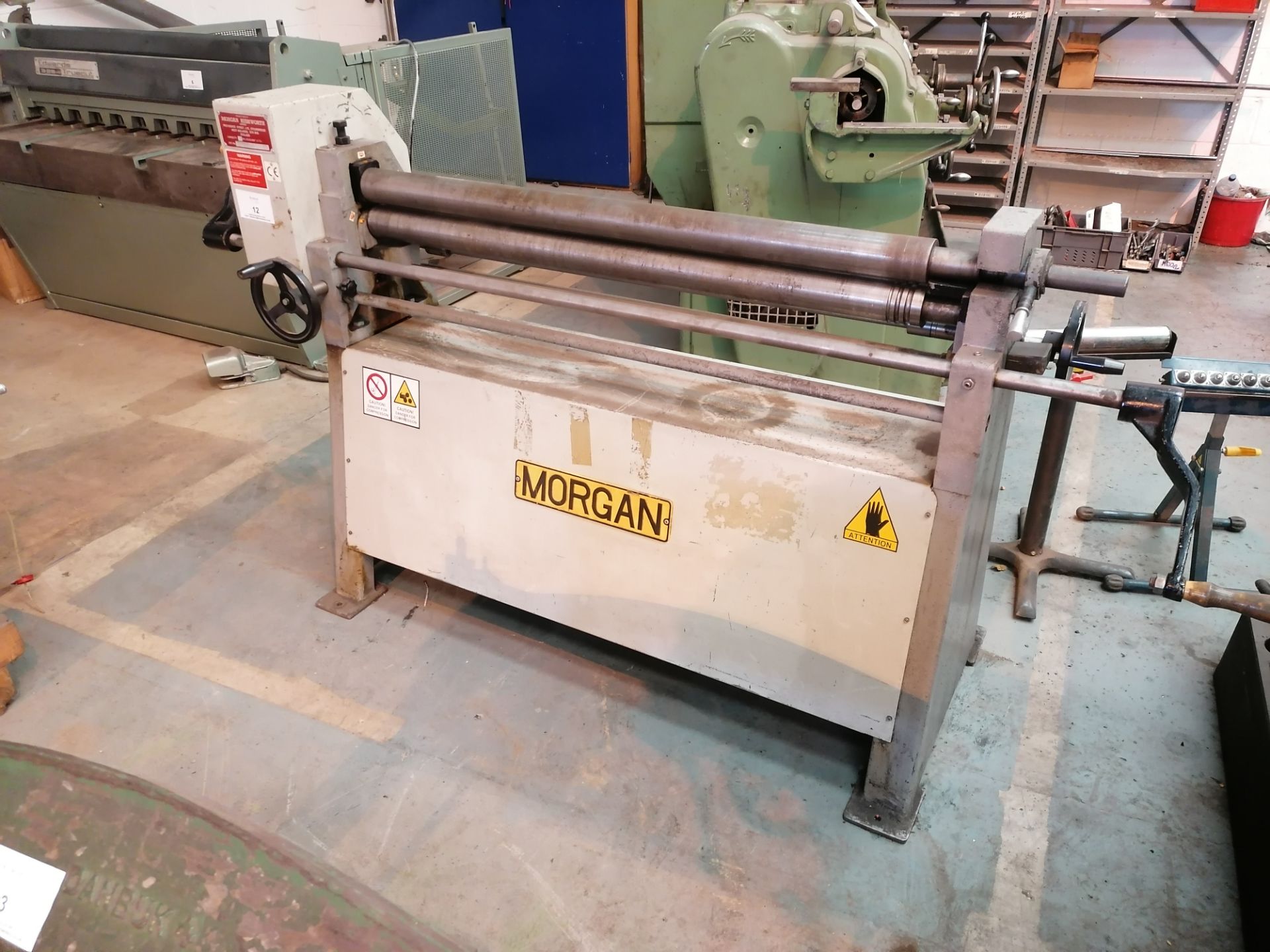 Morgan Rushworth Pyramid Roller Capacity 1.6 mm Serial No TSP1275/1.6/4419AK105 - Image 2 of 5