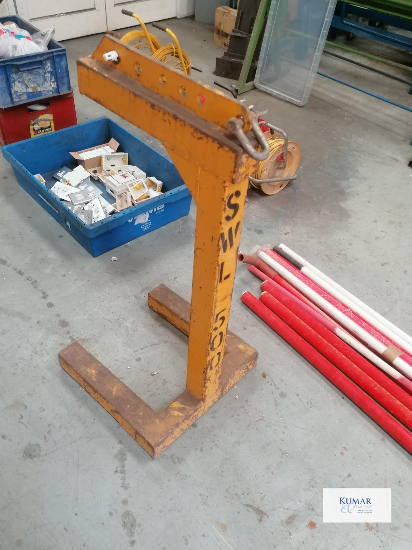 1 X Mild steel Fork Lift frame/stand - Image 2 of 3