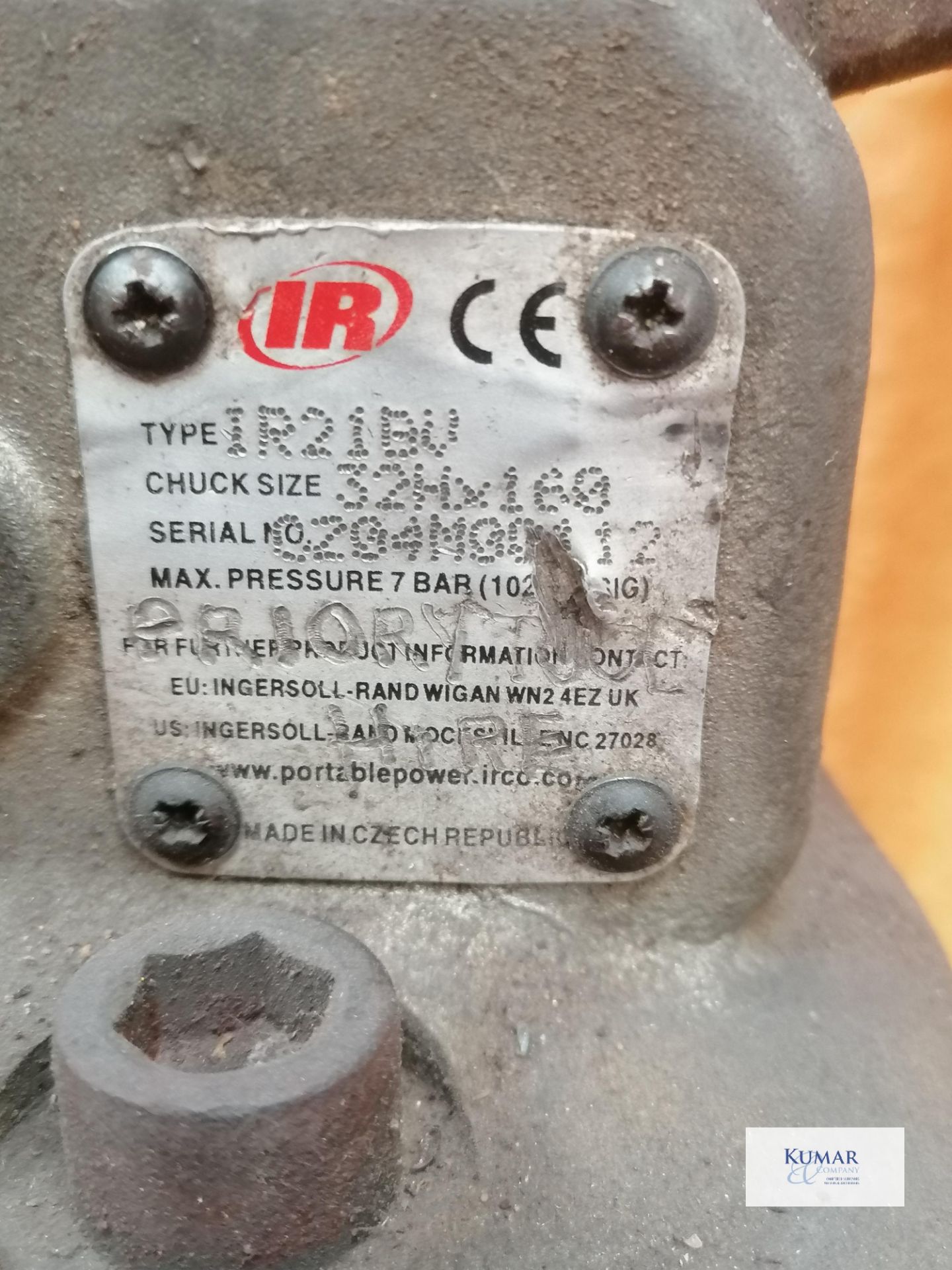 Ingersoll Rand IR21BV Vibration reduced paving breaker - Image 3 of 3