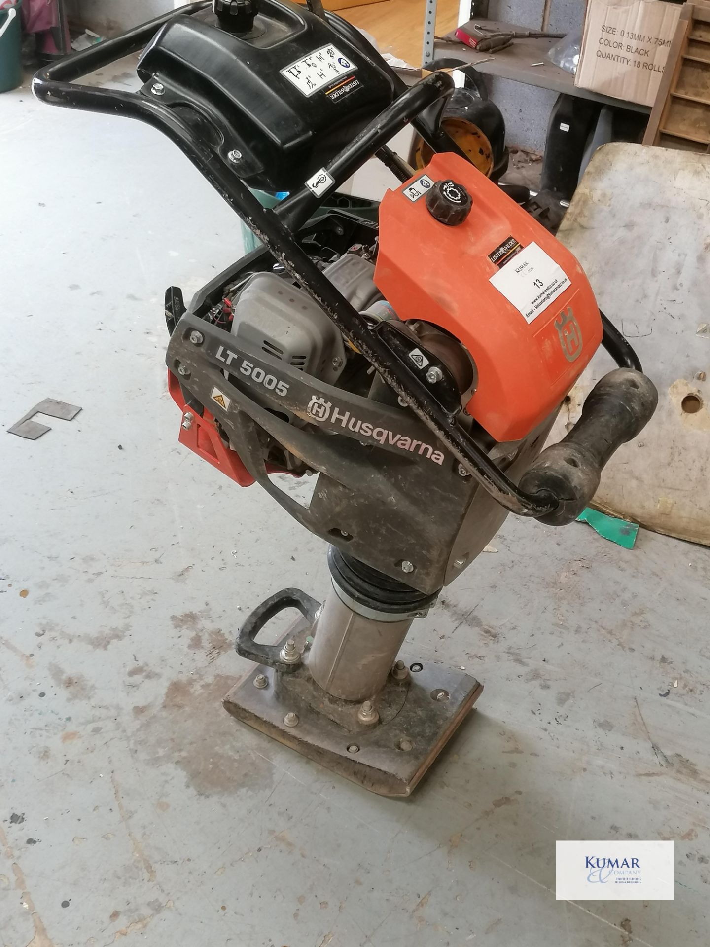 Husqvarna LT 5005 Petrol Trench Rammer, Serial No.700710, (05.2019) - Image 2 of 6