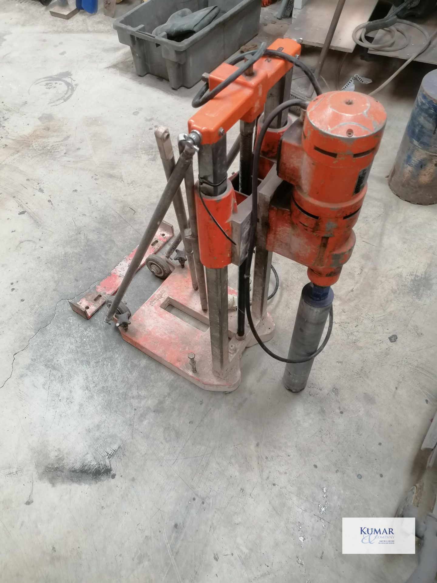 Golz KB150 Type KM75 Electric core drilling machine with stand Serial No 10629 - Image 2 of 6