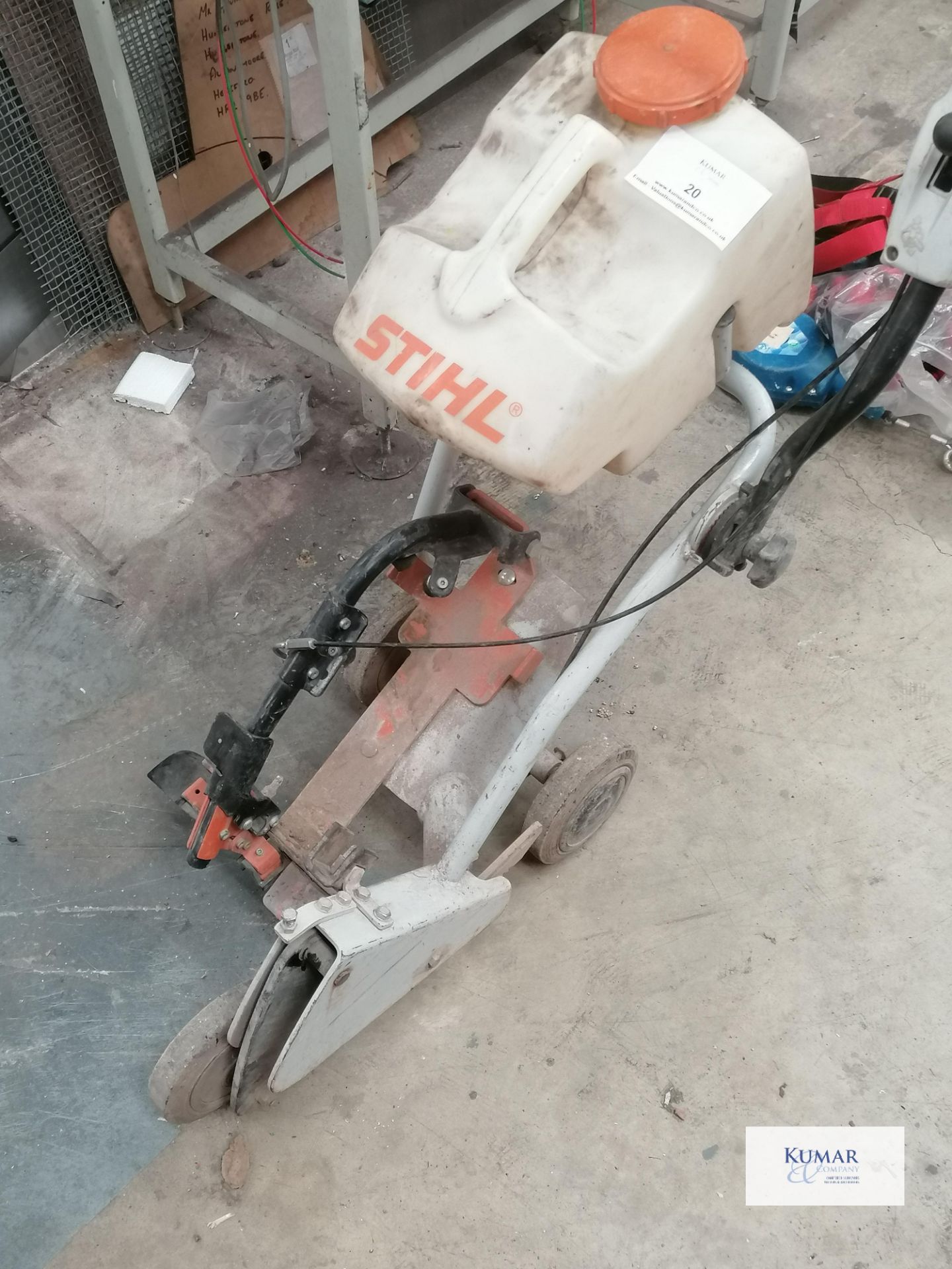 Stihl saw trolley FW20 , Suitable for all TS model cut off machines - Image 4 of 4