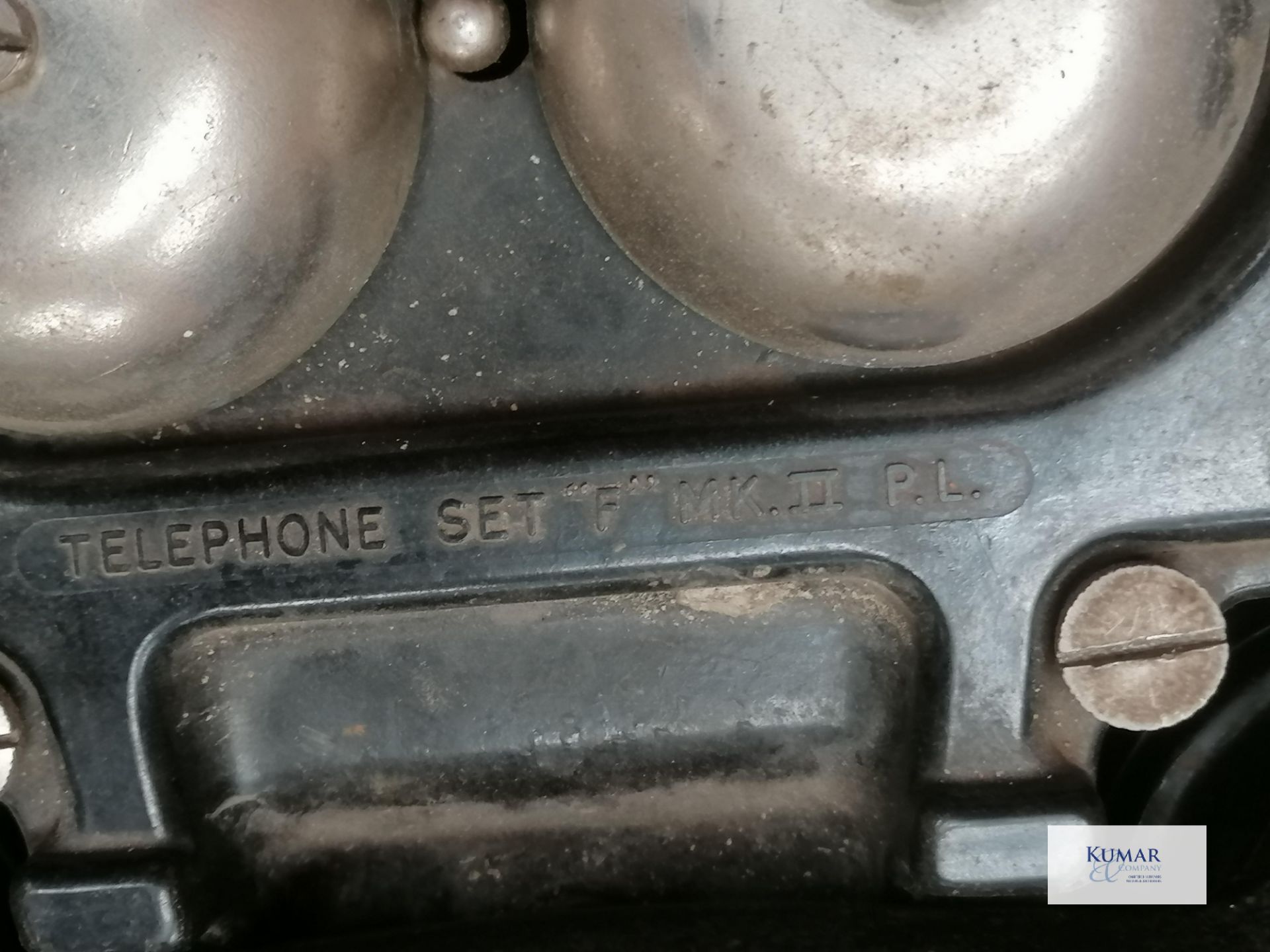 Pair of WW2 Field telephones - Image 5 of 5