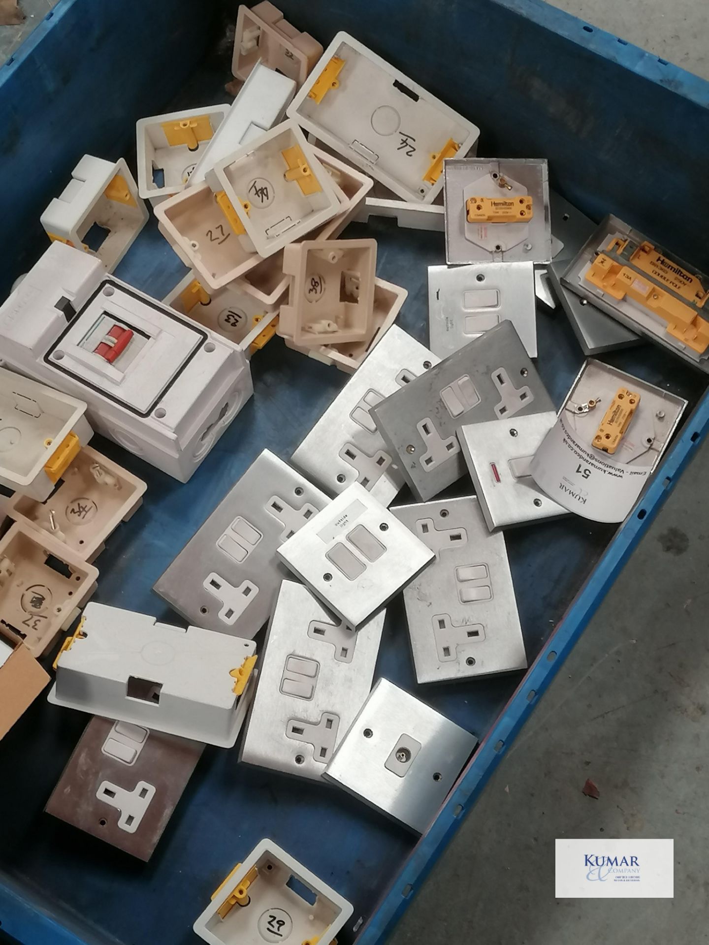 Stainless steel plug sockets and back boxes