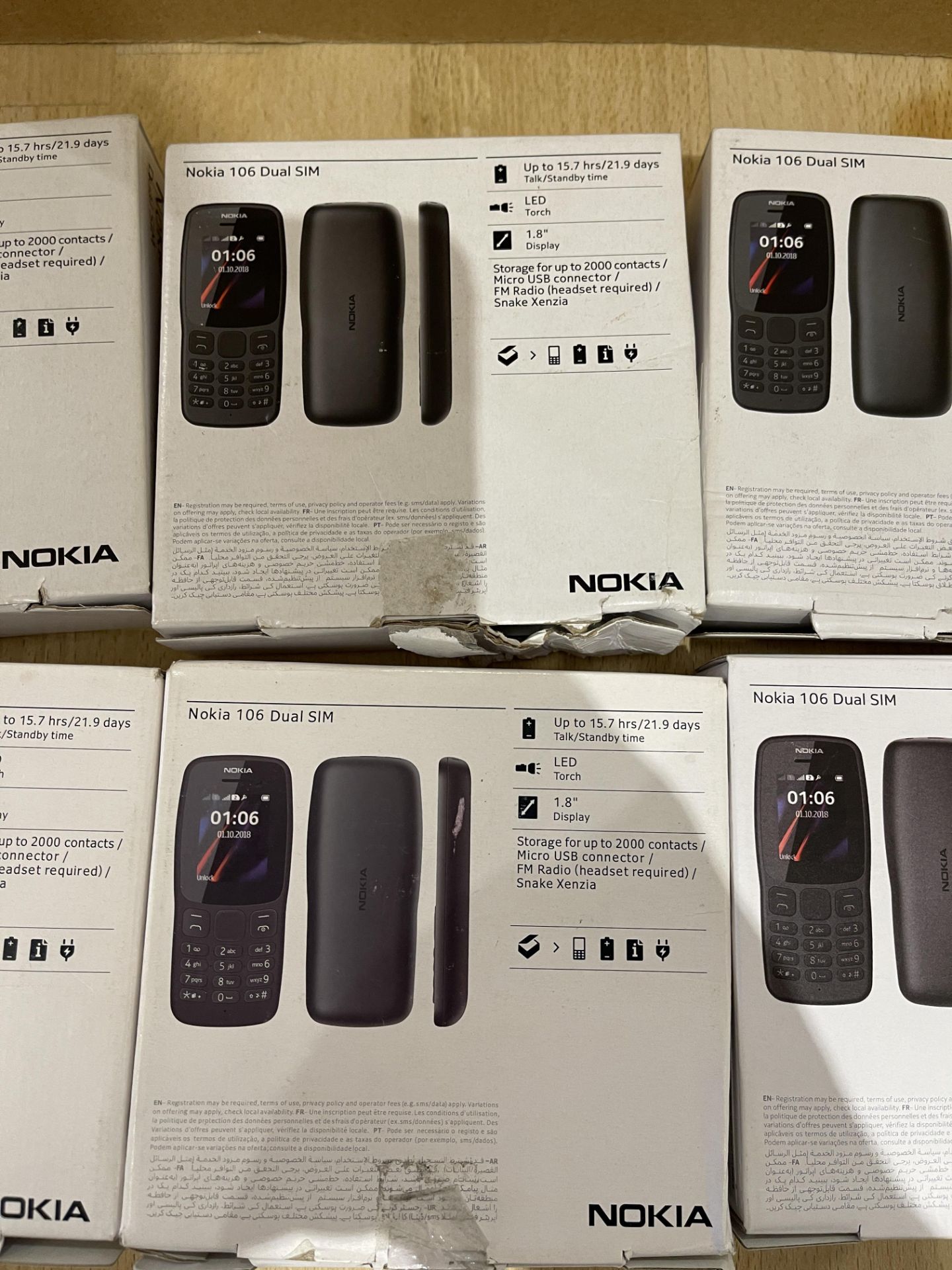 10: Nokia 106 Dual Sim Mobile Phones, Boxes Have Been Opened, Phone, Battery & Charger All Present - Image 3 of 9