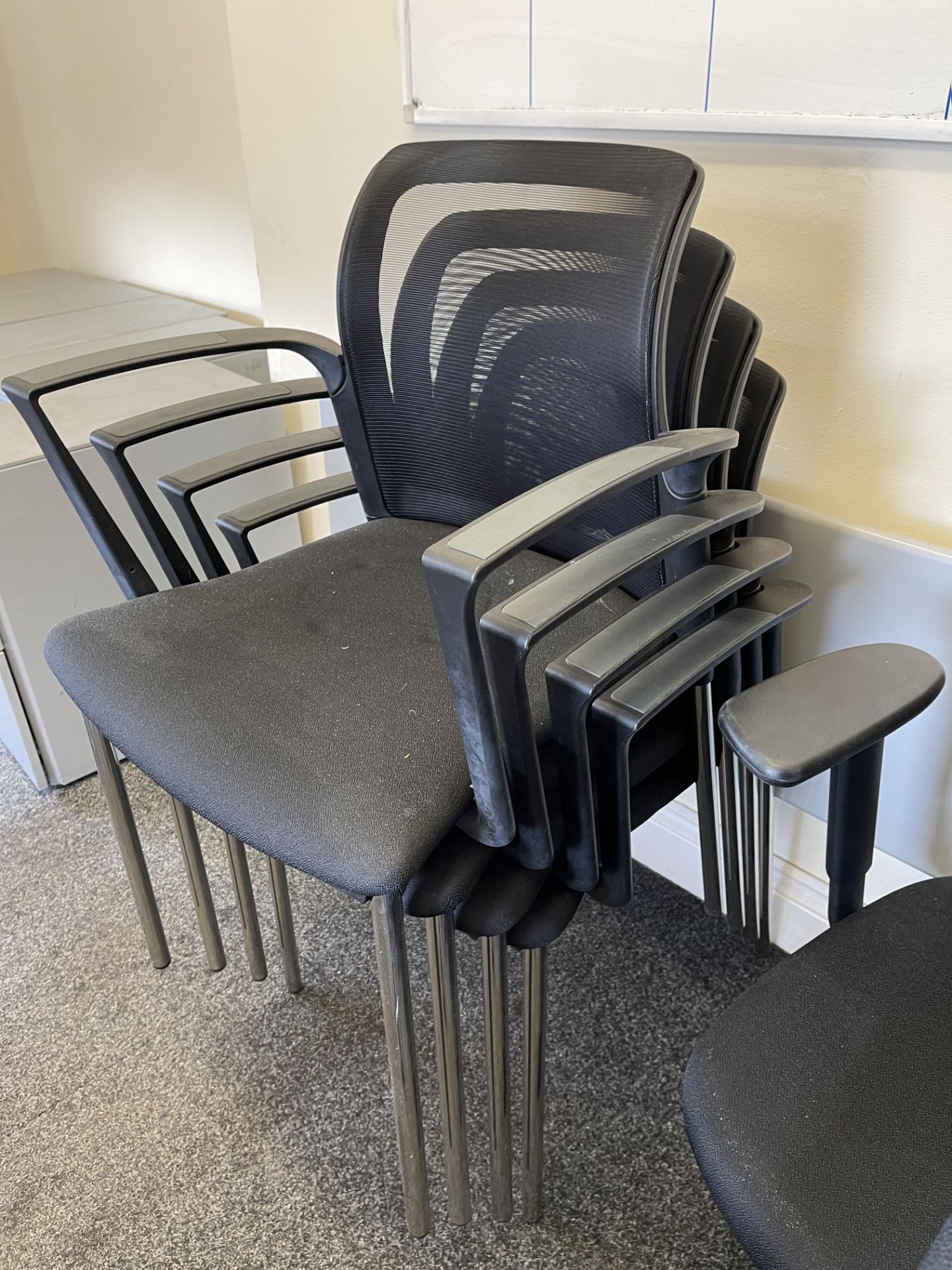 4: Chrome Elbow Chairs