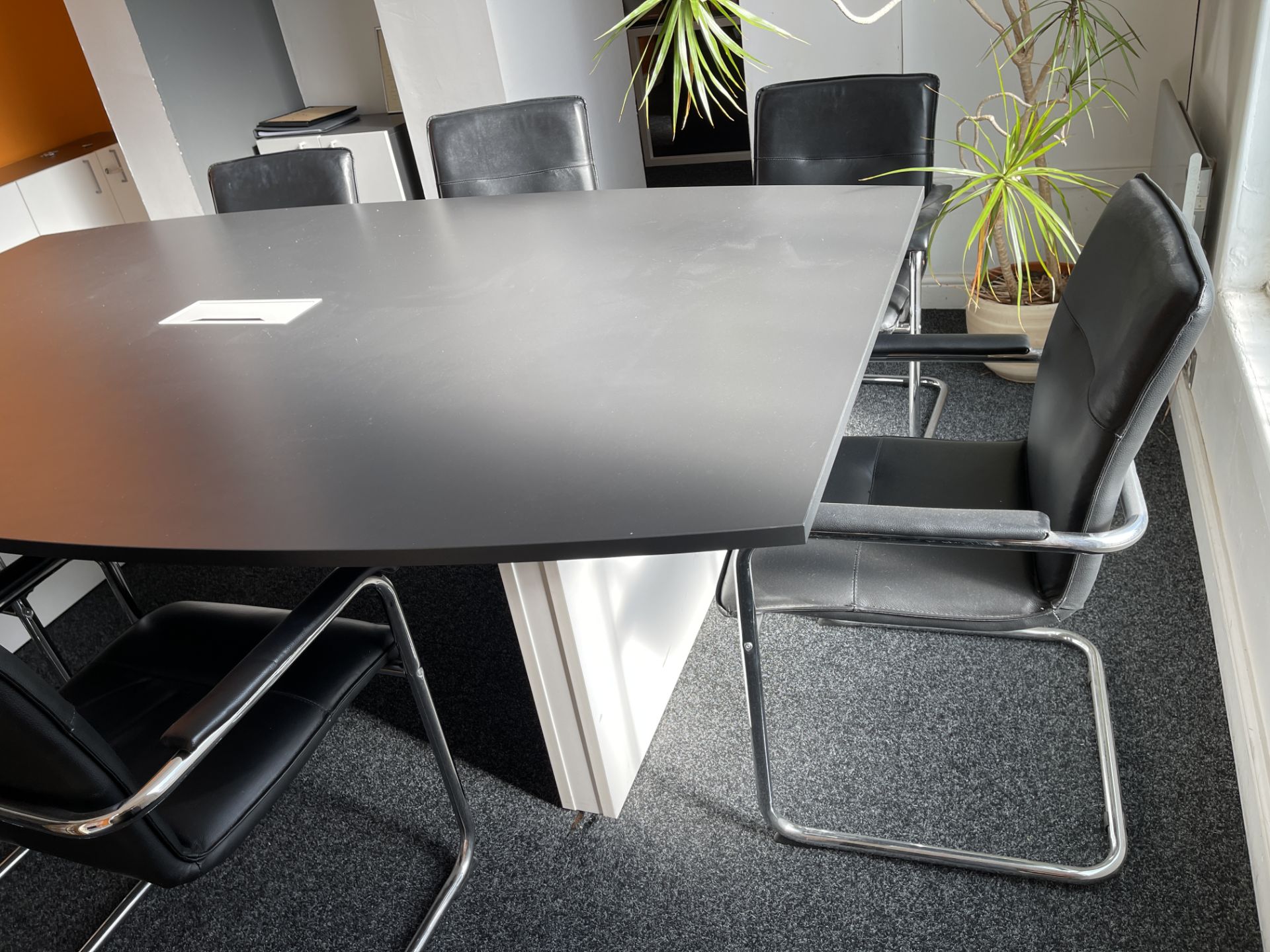 Eight Person Executive Boardroom Table - Image 8 of 11