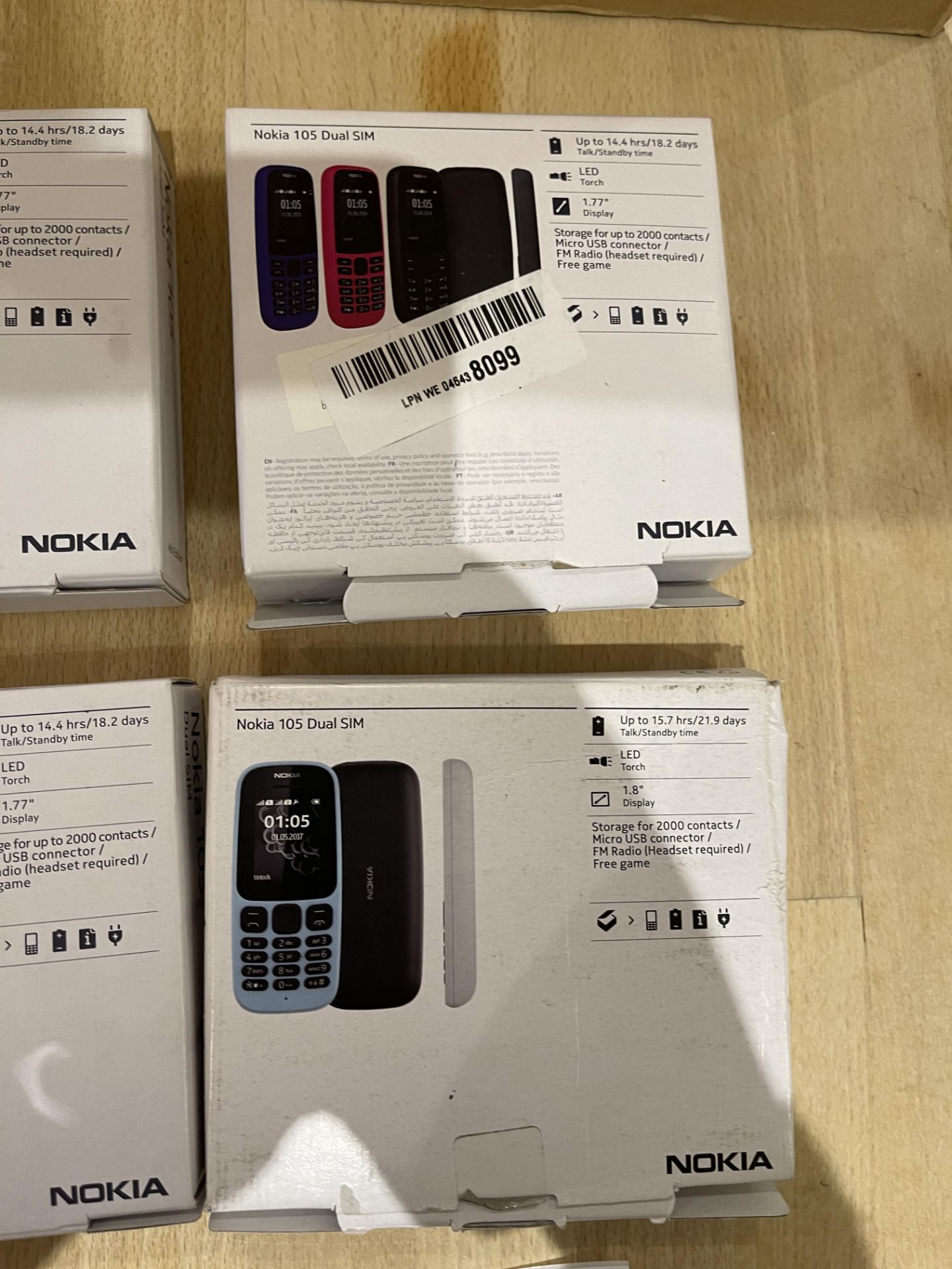 6: Nokia 105 Dual Sim Mobile Phones, Boxes Have Been Opened, Phone, Battery & Charger All Present - - Image 11 of 15