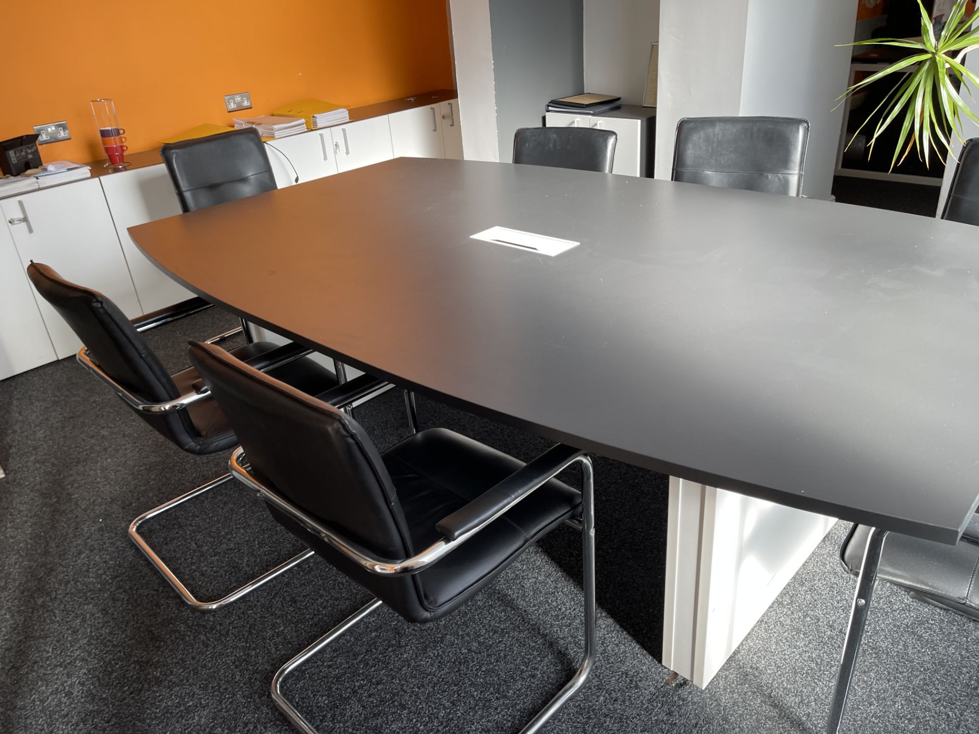 Eight Person Executive Boardroom Table - Image 9 of 11