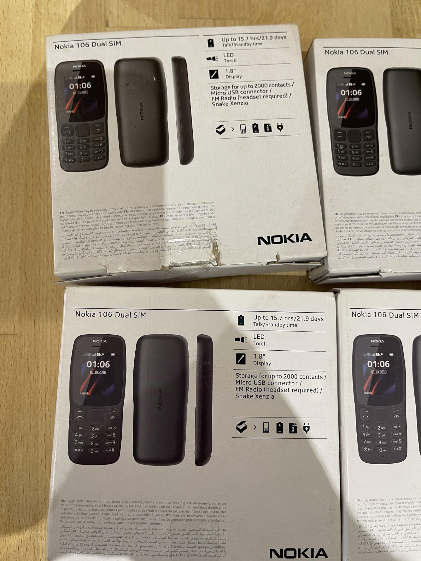 10: Nokia 106 Dual Sim Mobile Phones, Boxes Have Been Opened, Phone, Battery & Charger All Present - Image 2 of 9