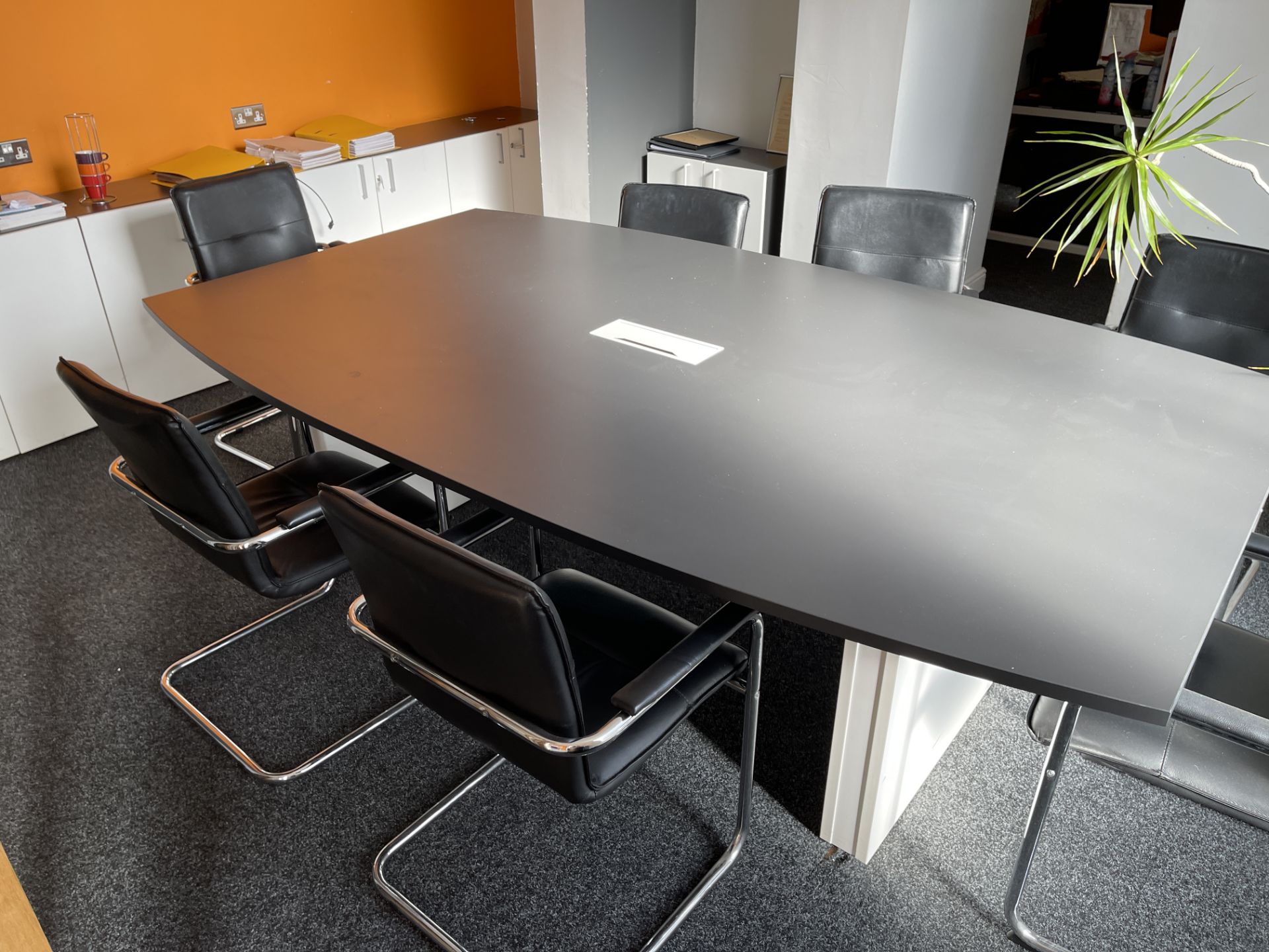 Eight Person Executive Boardroom Table - Image 10 of 11