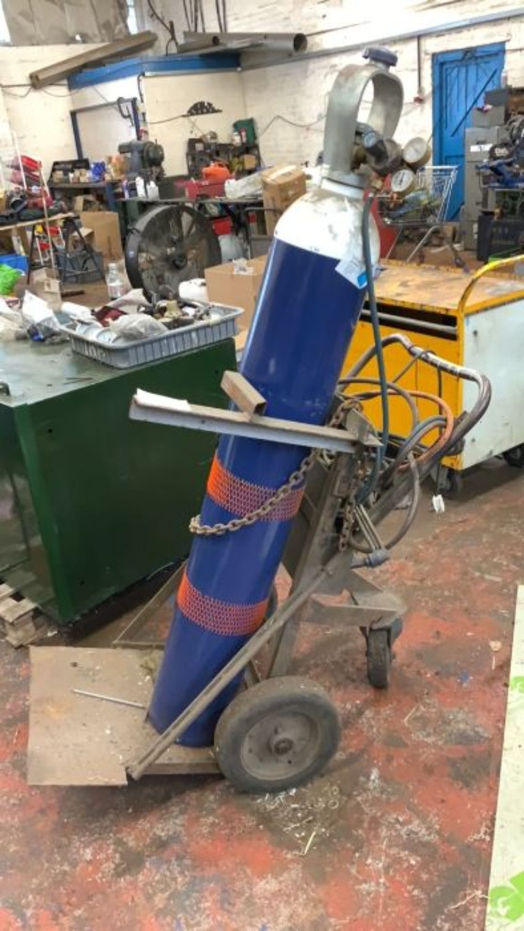 Oxyacetylene Cutting Torch, Gauges and Trolley - does not include gas bottle - Image 6 of 14