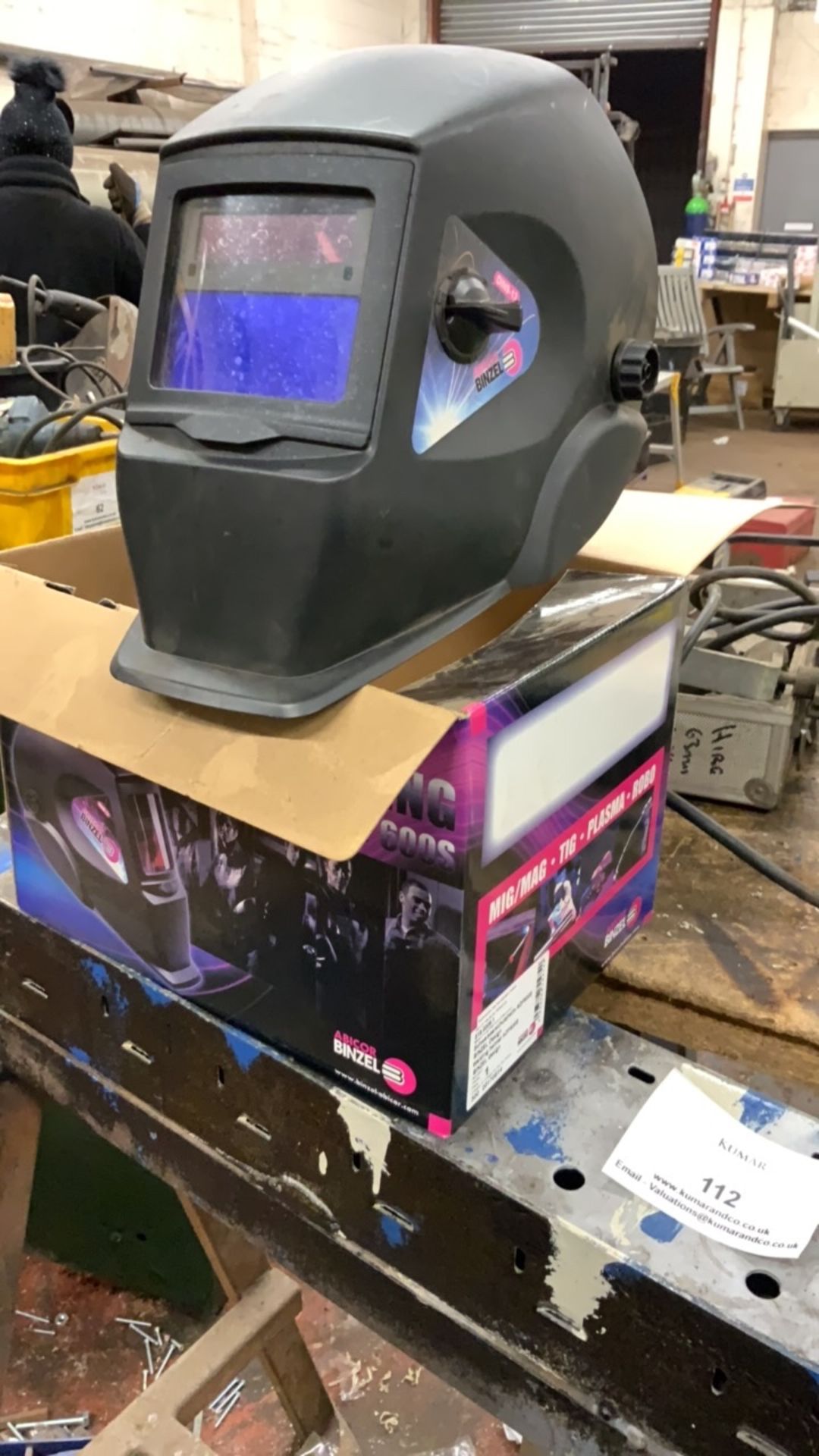 Abicor Binzel Welding Helmet - Appears New & Unused In Box - Image 7 of 8