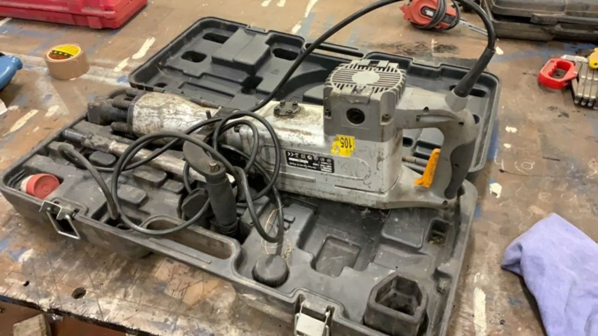 Titan Electric Breaker, 230v in carry case with attachment - Image 7 of 16