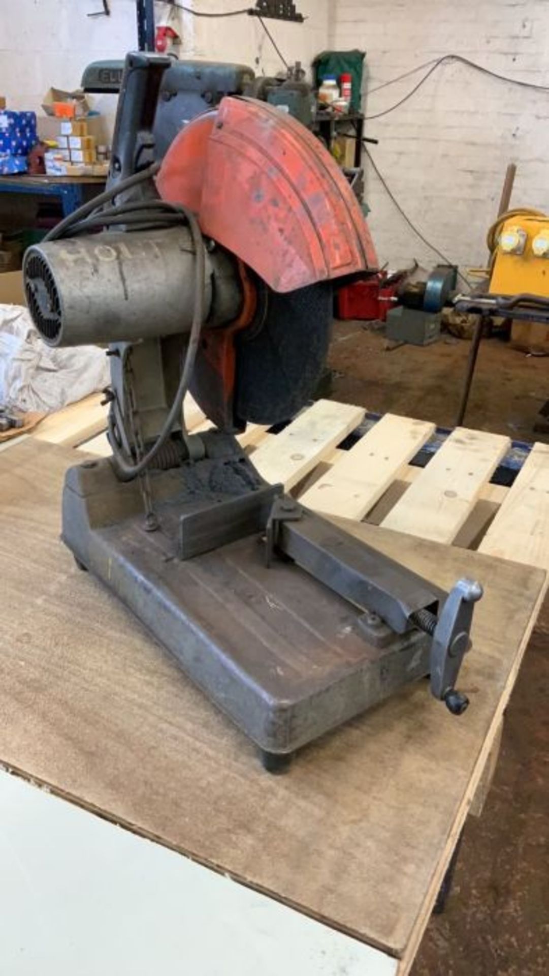 Make unknown cross cut saw, 110v - Image 3 of 10