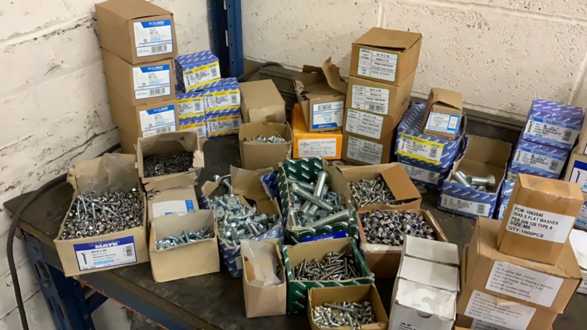 Large Quantity of Fastners, nuts, bolts, washers, please view pictures for details - Image 26 of 48