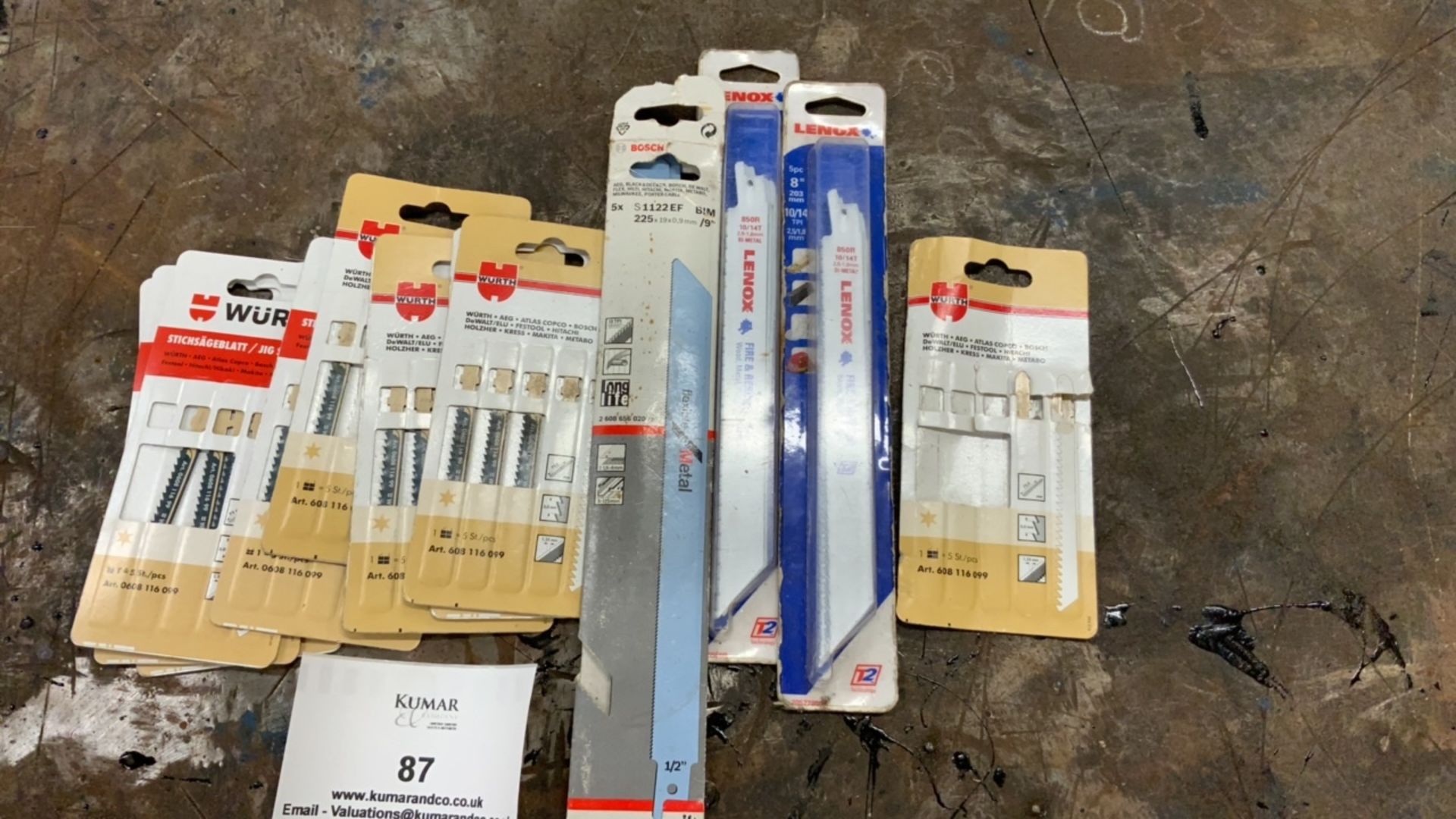 Quantity of mixed Jigsaw blades as new in packaging - Image 6 of 6