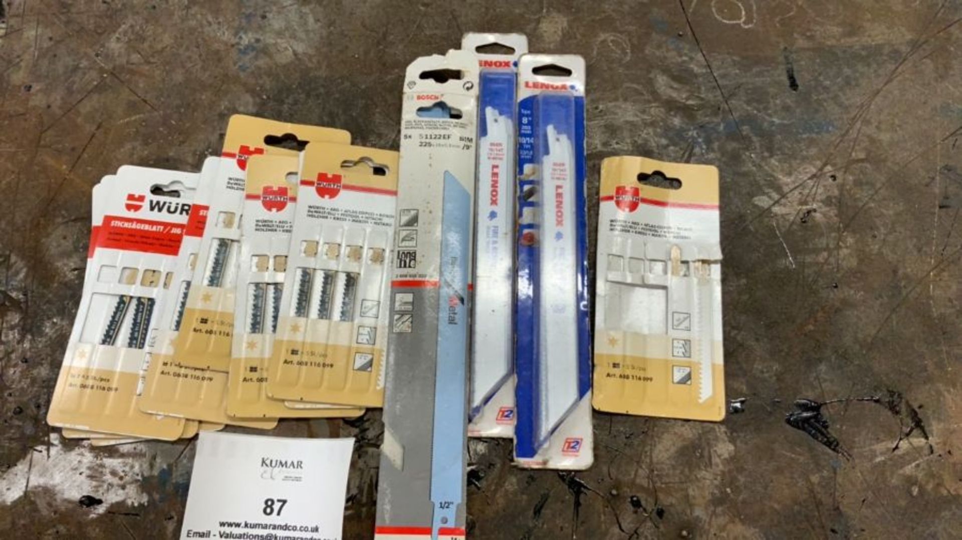 Quantity of mixed Jigsaw blades as new in packaging - Image 3 of 6