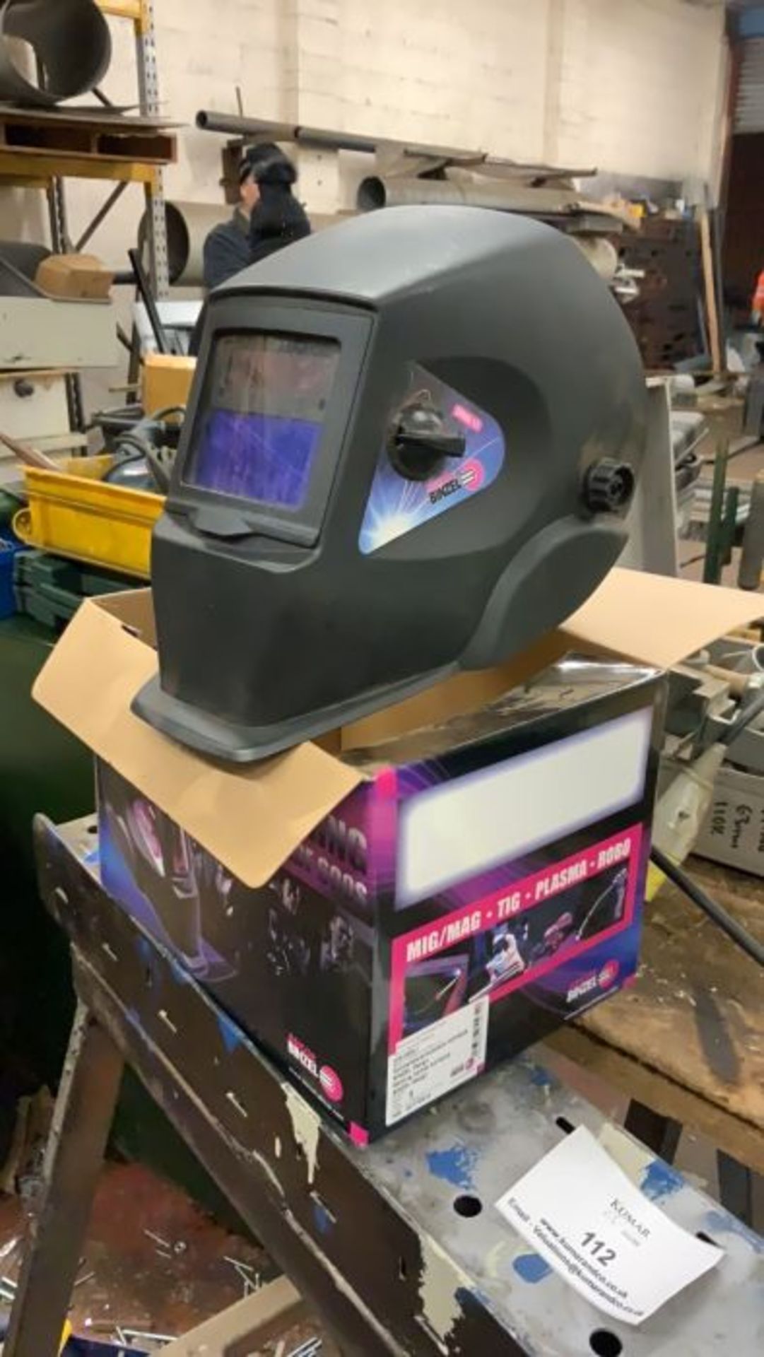 Abicor Binzel Welding Helmet - Appears New & Unused In Box - Image 2 of 8