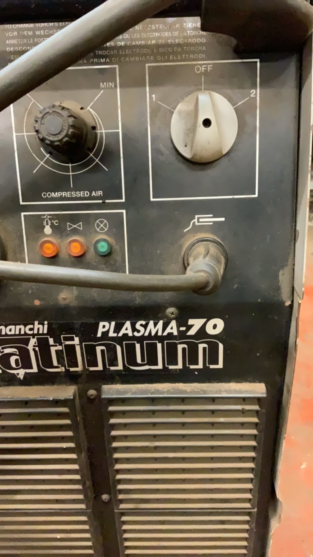 Kamanchi Platinum Plasma 70 Plasma Cutter, Serial No. G-01-500389 - Image 16 of 26