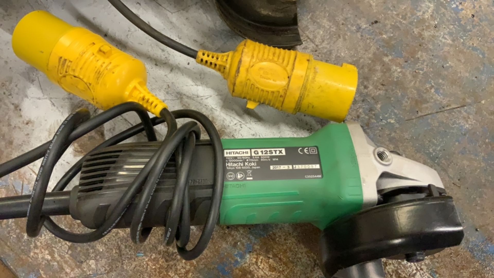 2: Hitachi G12 STX 110 V ANGLE GRINDERS - Image 10 of 12