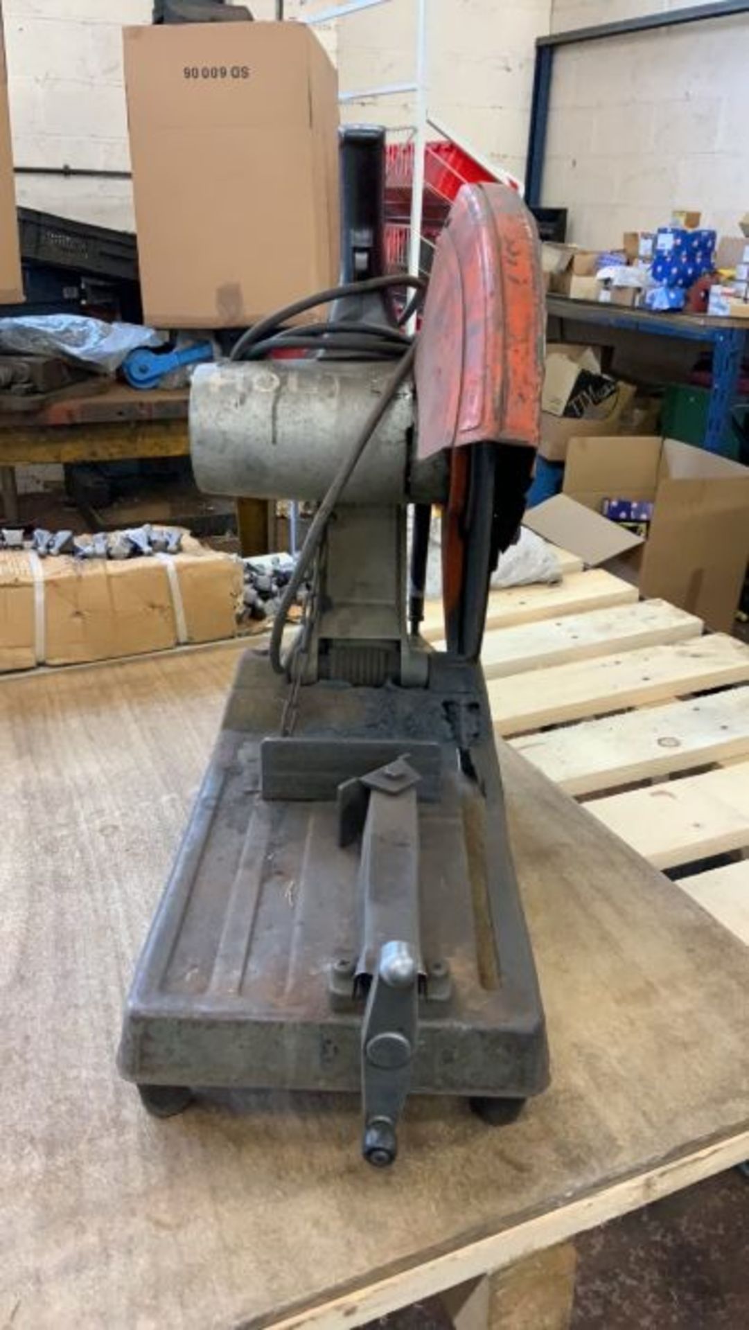 Make unknown cross cut saw, 110v - Image 4 of 10