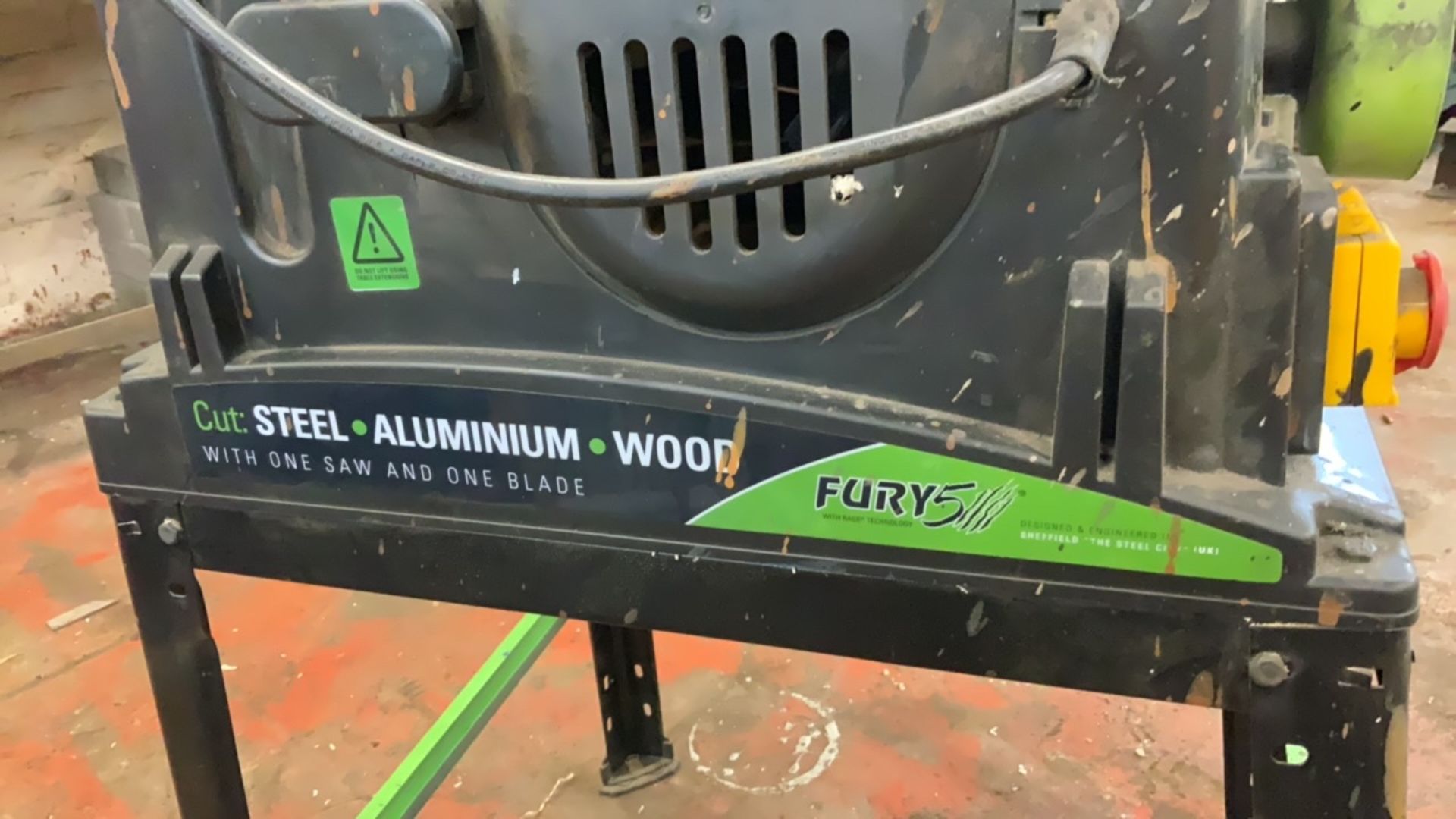 Fury 5 Saw Table Saw - Cut Steel, Aluminium & Wood with one blade, Serial No.K132U0464 - Image 10 of 14