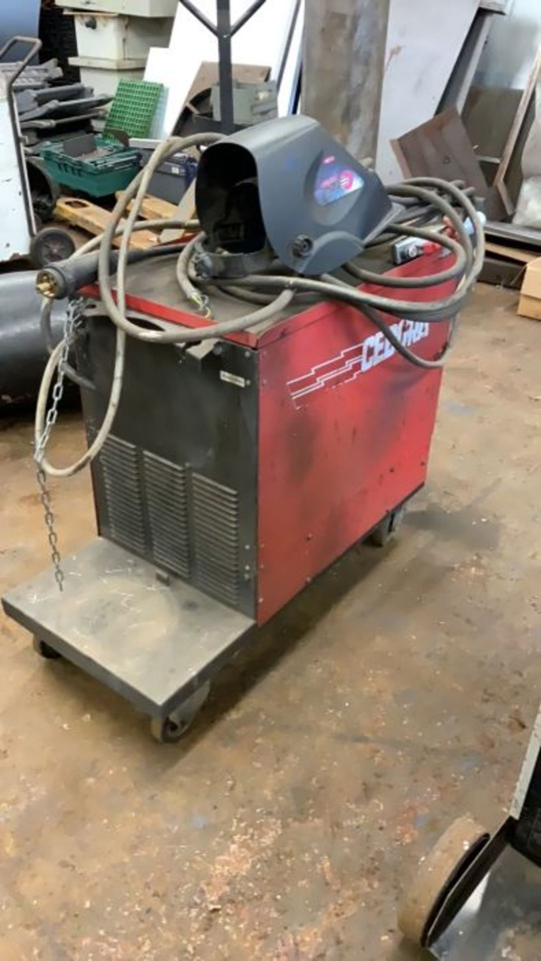 Cebora Mig 335C Mig Welder with Abicor Binzel Welding Helmet - Image 9 of 18