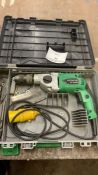 Hitachi DV 20VB2 110V Drill with carry case and drills