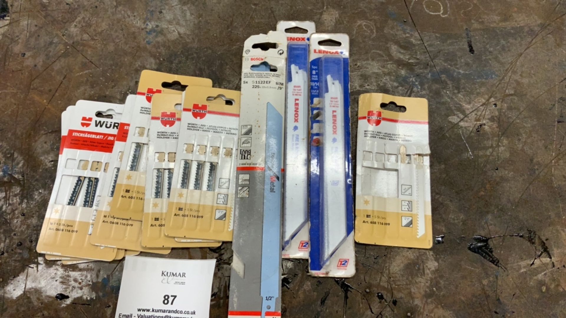 Quantity of mixed Jigsaw blades as new in packaging - Image 5 of 6