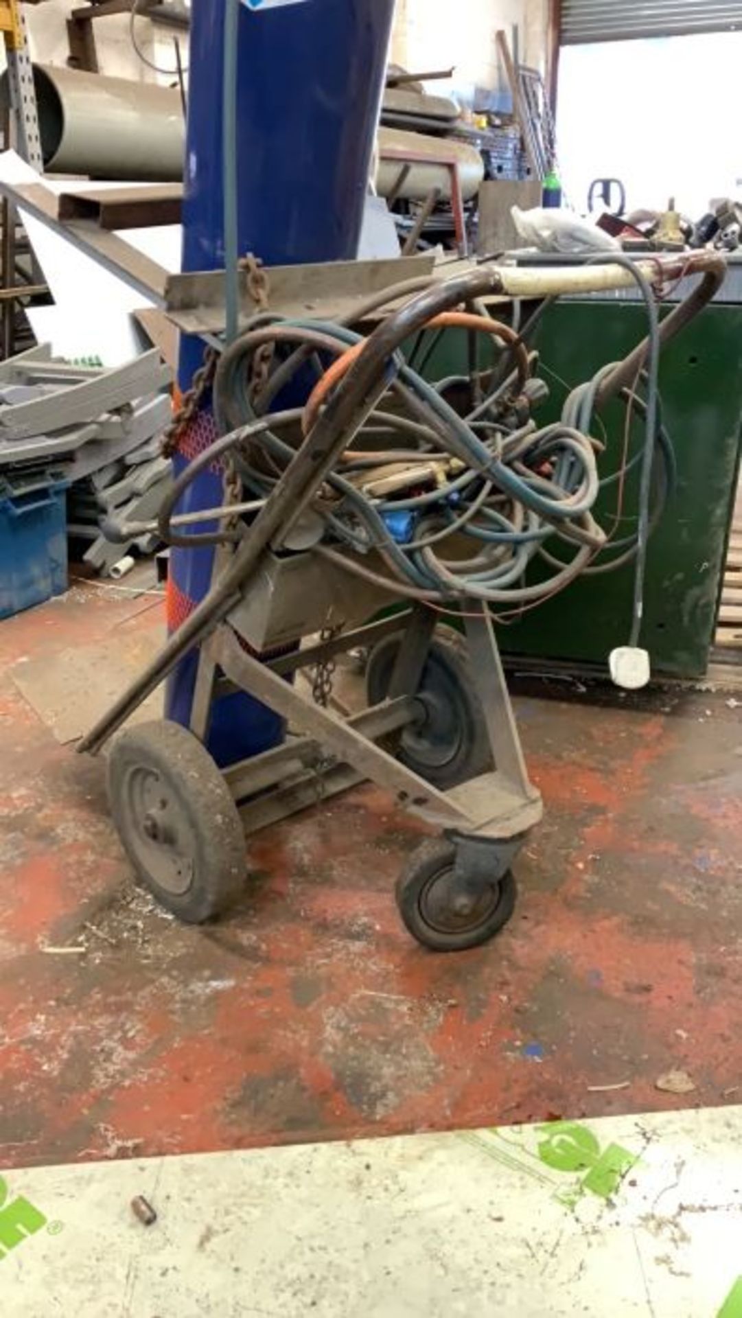 Oxyacetylene Cutting Torch, Gauges and Trolley - does not include gas bottle - Image 5 of 14