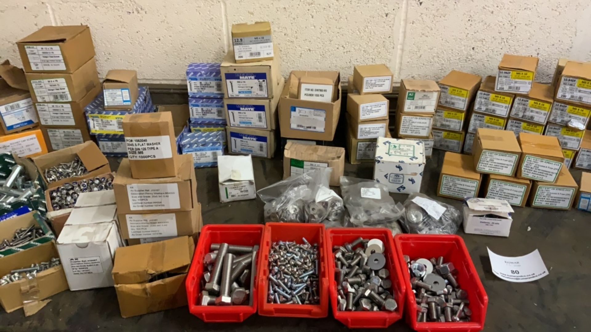 Large Quantity of Fastners, nuts, bolts, washers, please view pictures for details - Image 27 of 48