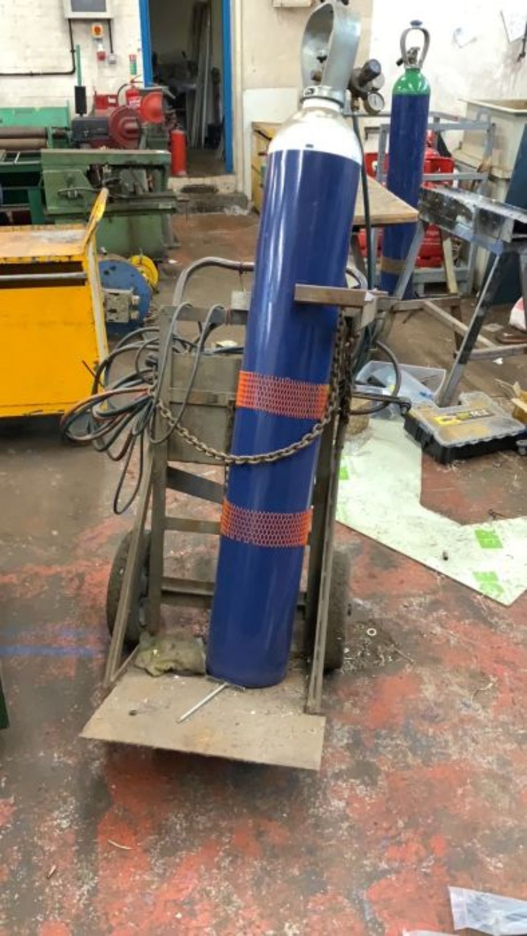 Oxyacetylene Cutting Torch, Gauges and Trolley - does not include gas bottle - Image 7 of 14