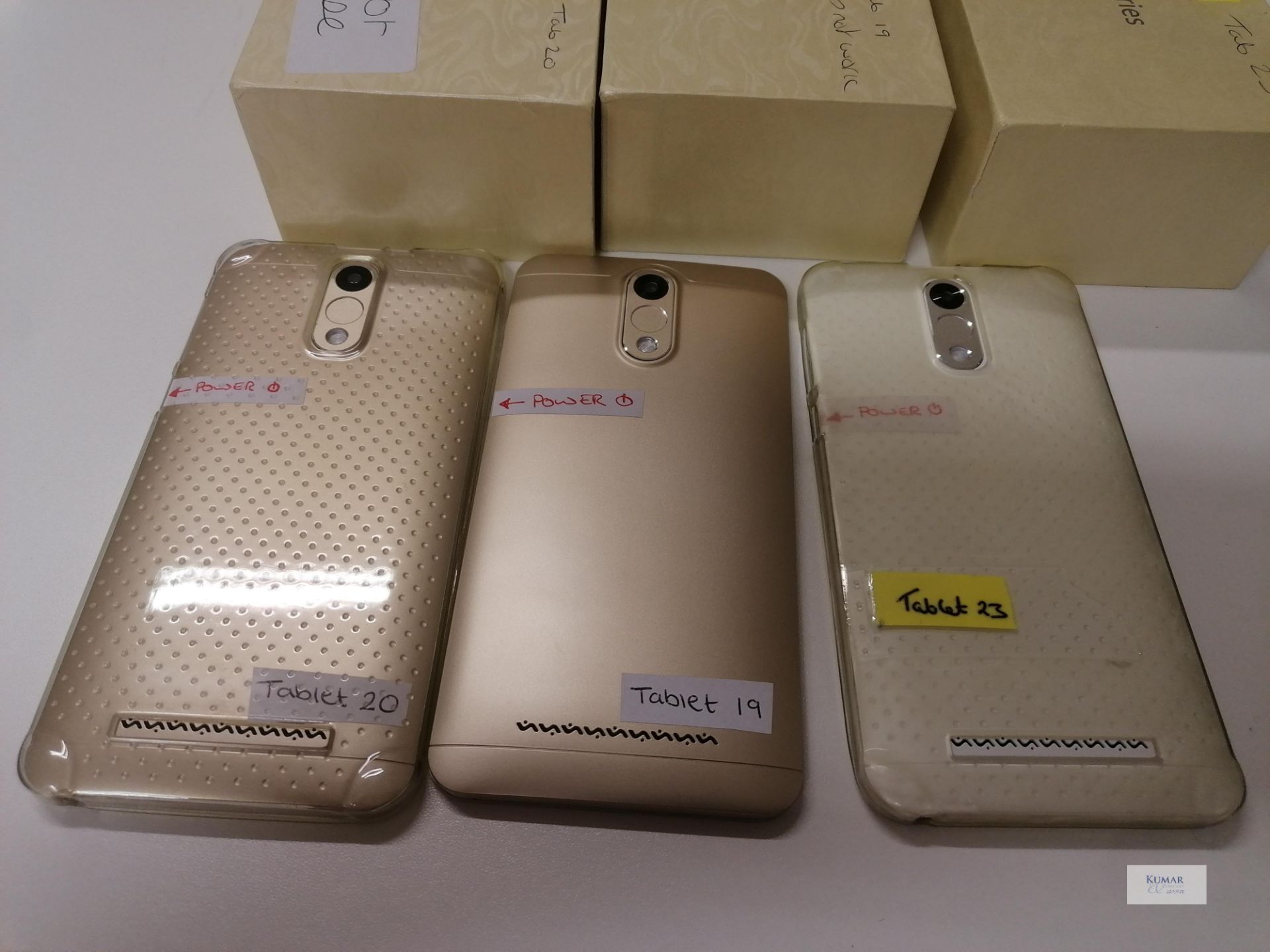 3 X Samsung WDCMA+GSM smart phones in original box - Image 4 of 4