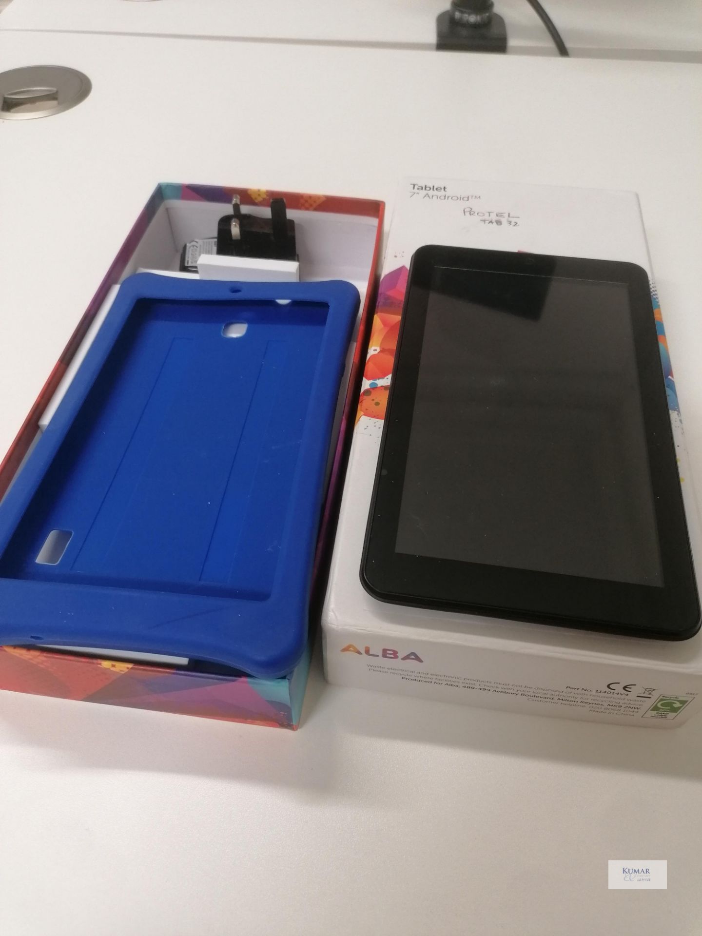 Alba Model AC07PLVS 7" Tablet with protective case,cable and charger Boxed - Image 3 of 6