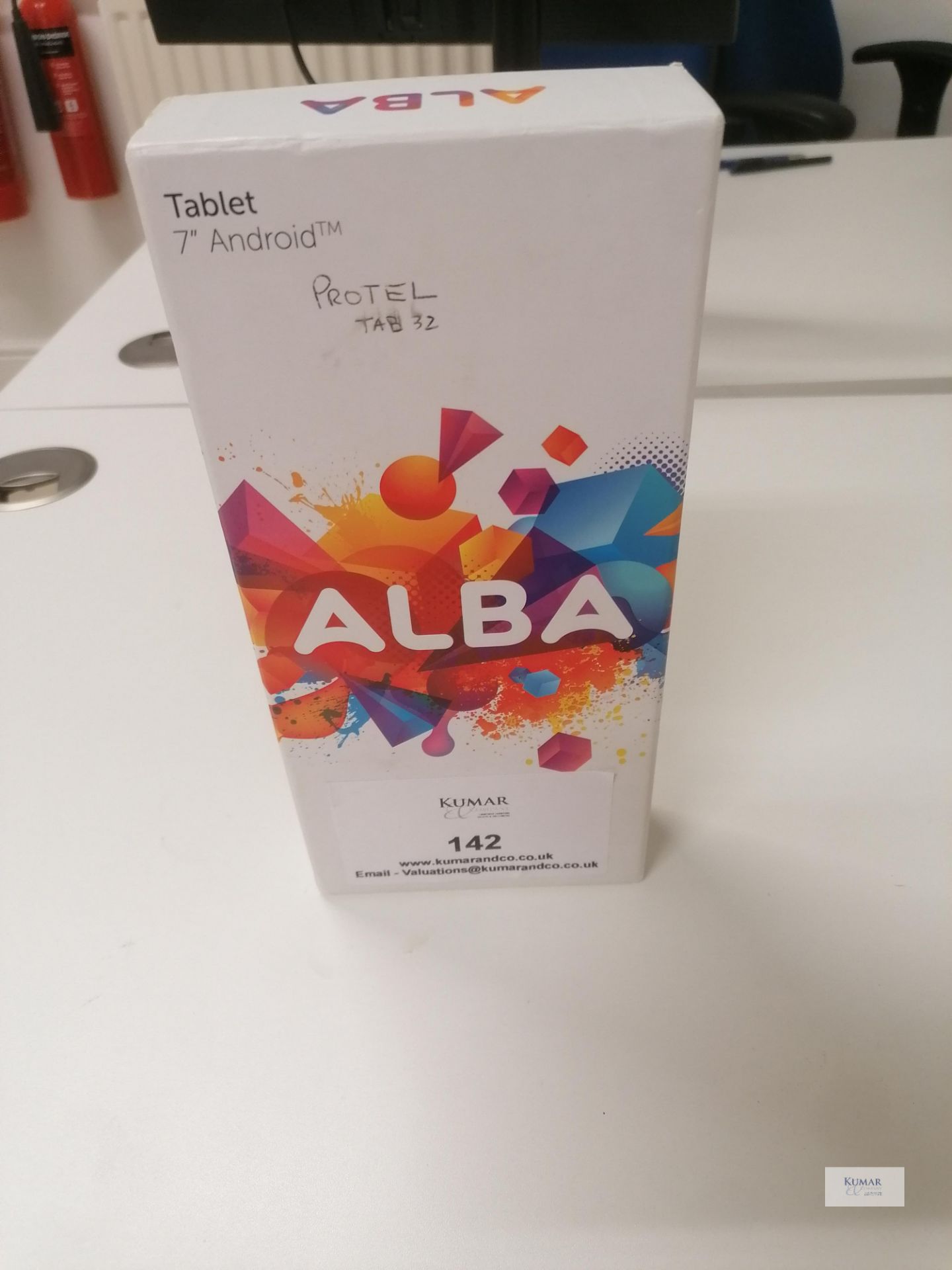 Alba Model AC07PLVS 7" Tablet with protective case,cable and charger Boxed