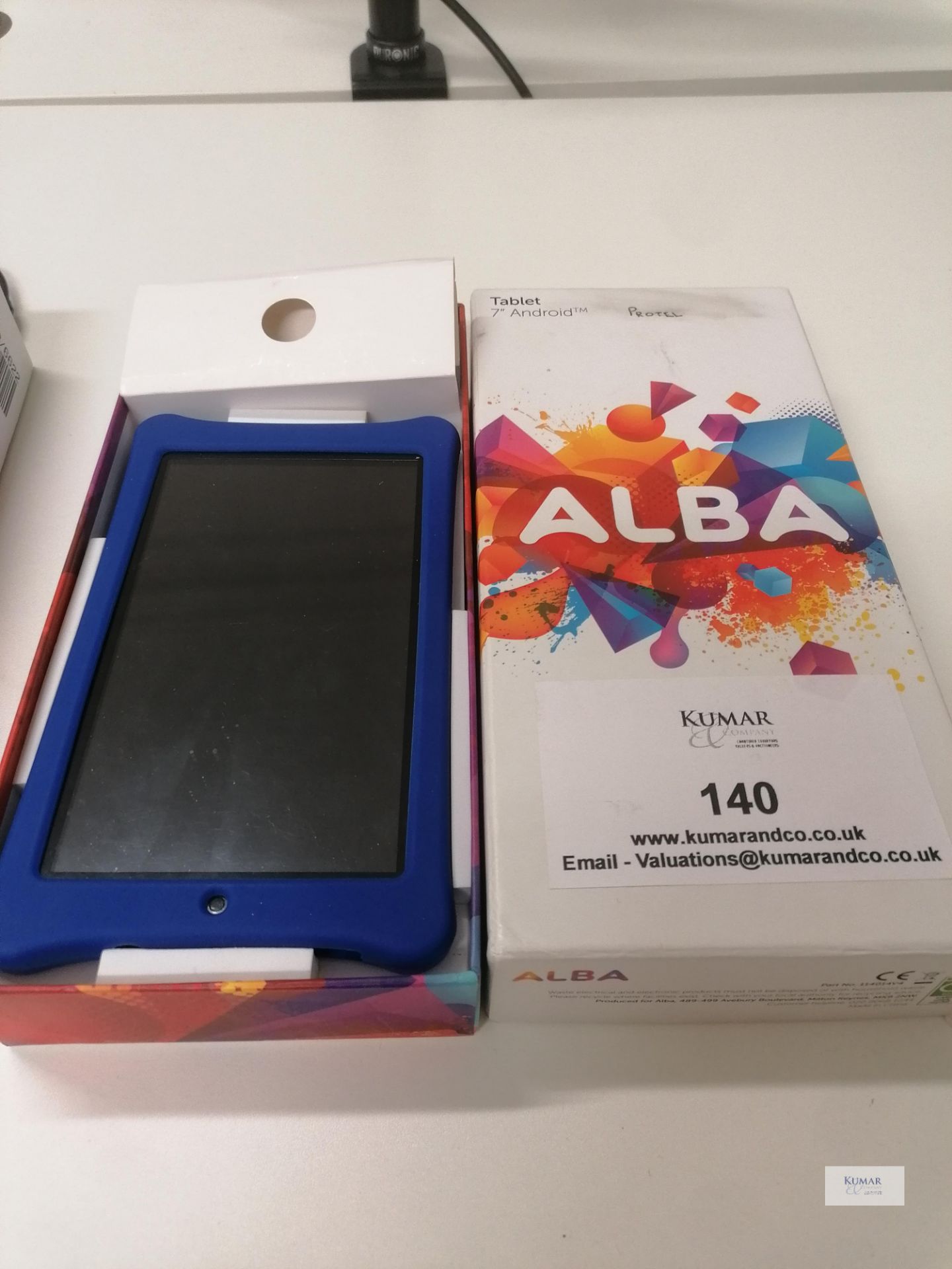 Alba Model AC07PLVS 7" Tablet with protective case,cable and charger Boxed - Image 2 of 6