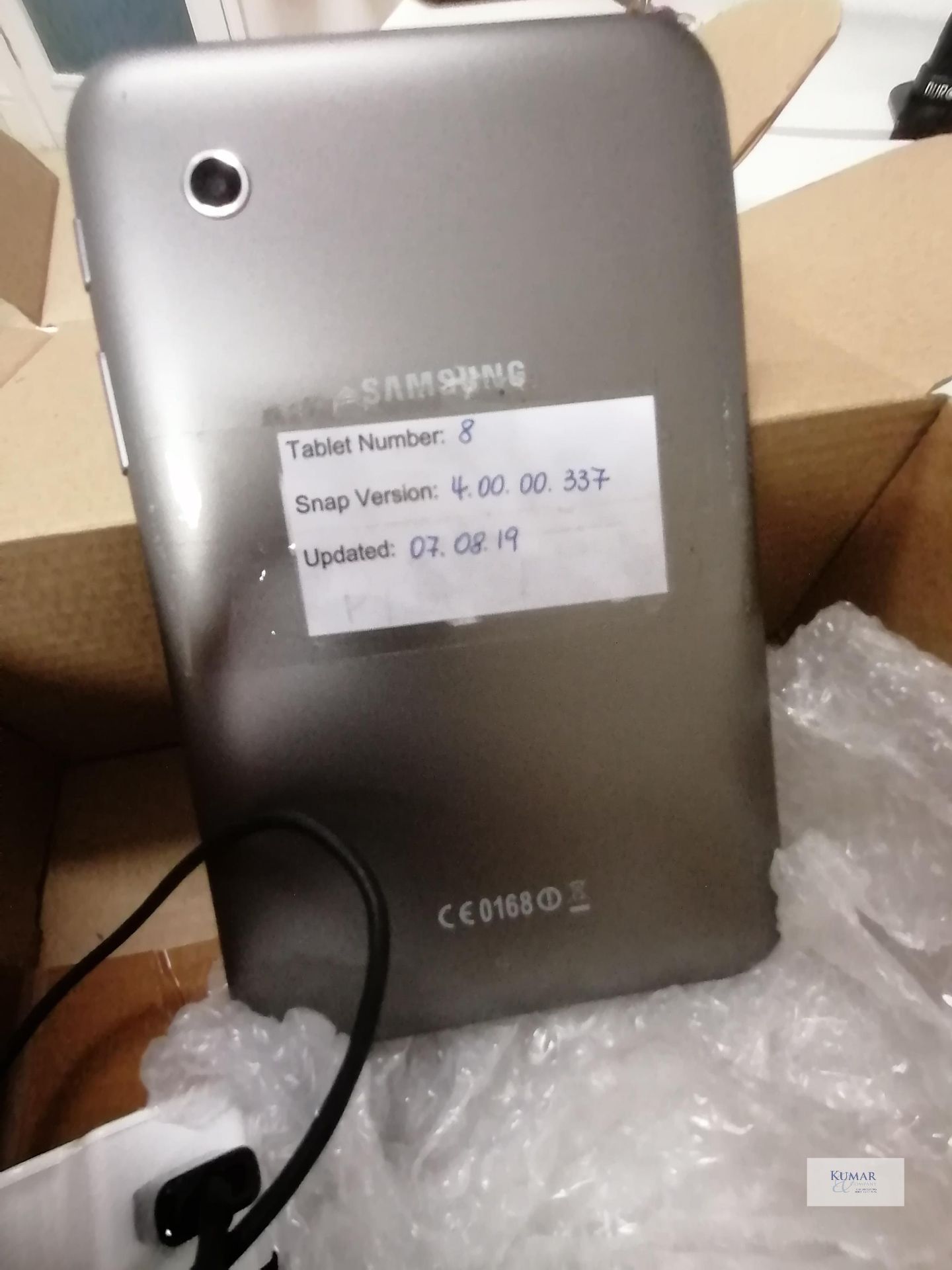 Samsung Tablet Model No GT-P3110 8GB Updated 07 08 2019 Cable and charger - Image 3 of 4