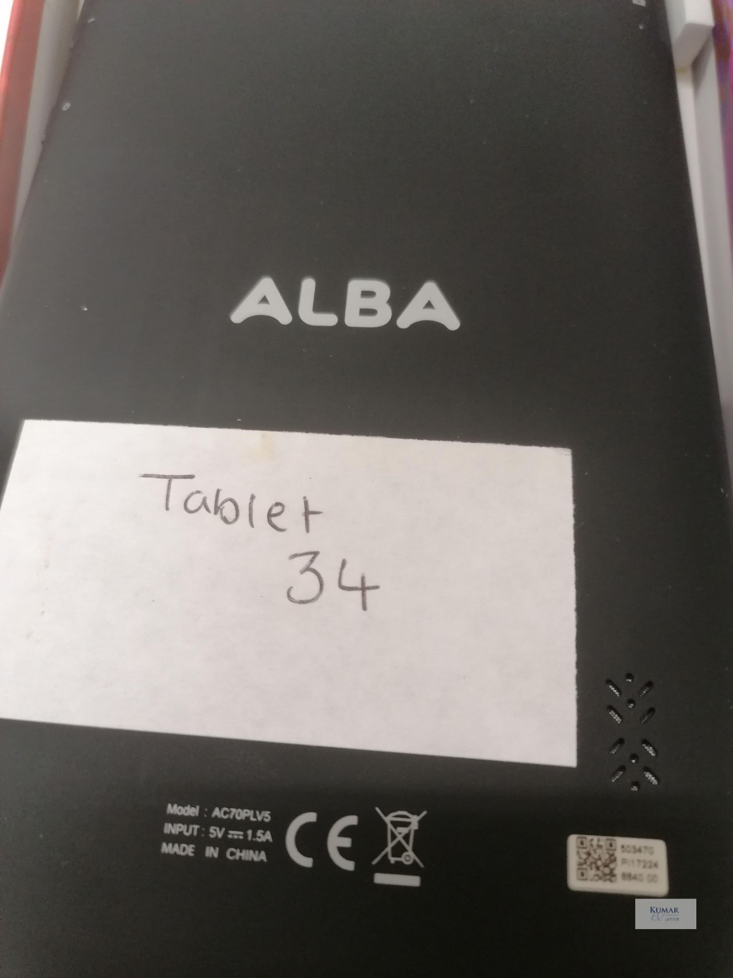 Alba Model AC07PLVS 7" Tablet with protective case,cable and charger Boxed - Image 4 of 6