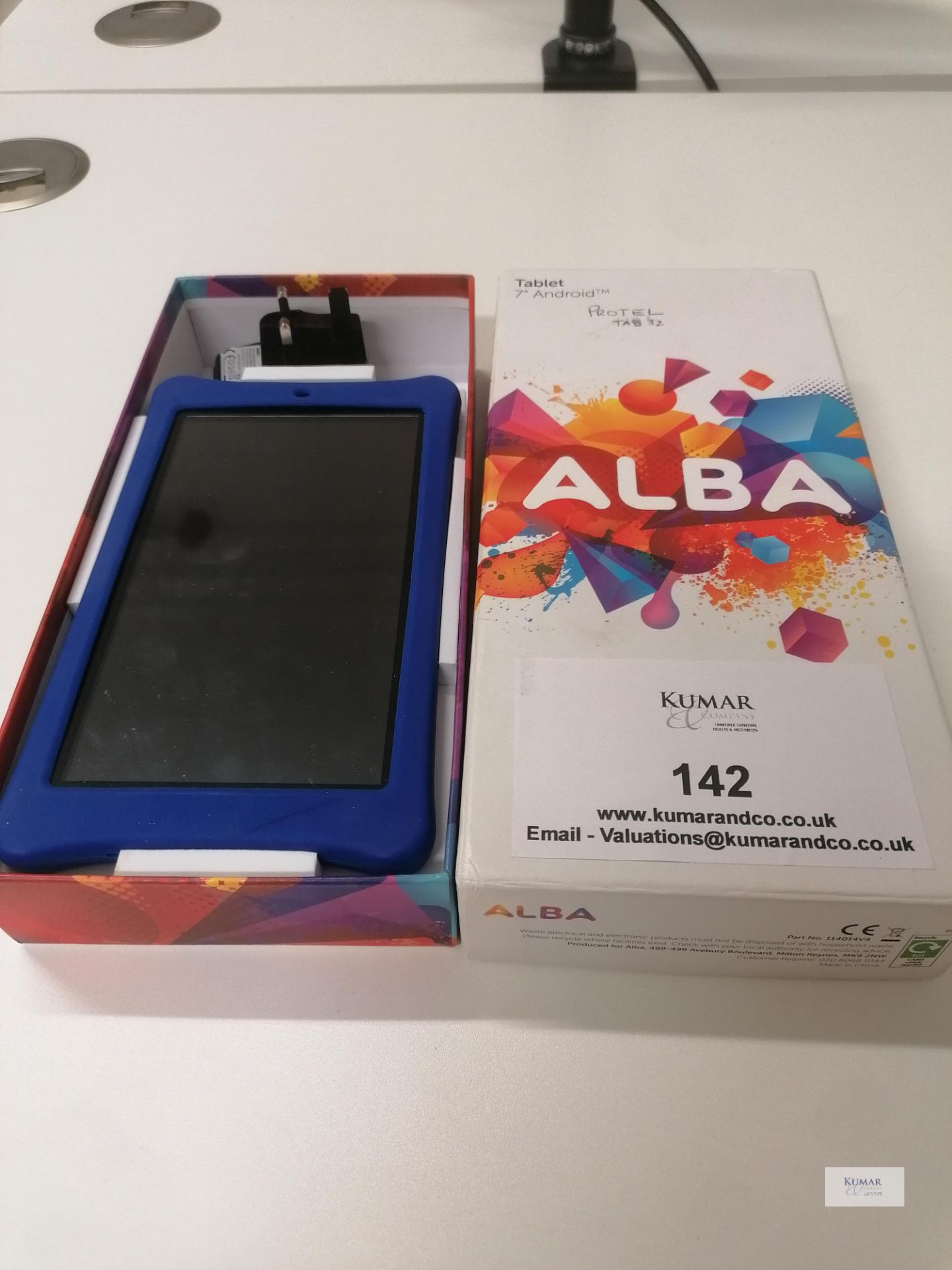 Alba Model AC07PLVS 7" Tablet with protective case,cable and charger Boxed - Image 2 of 6