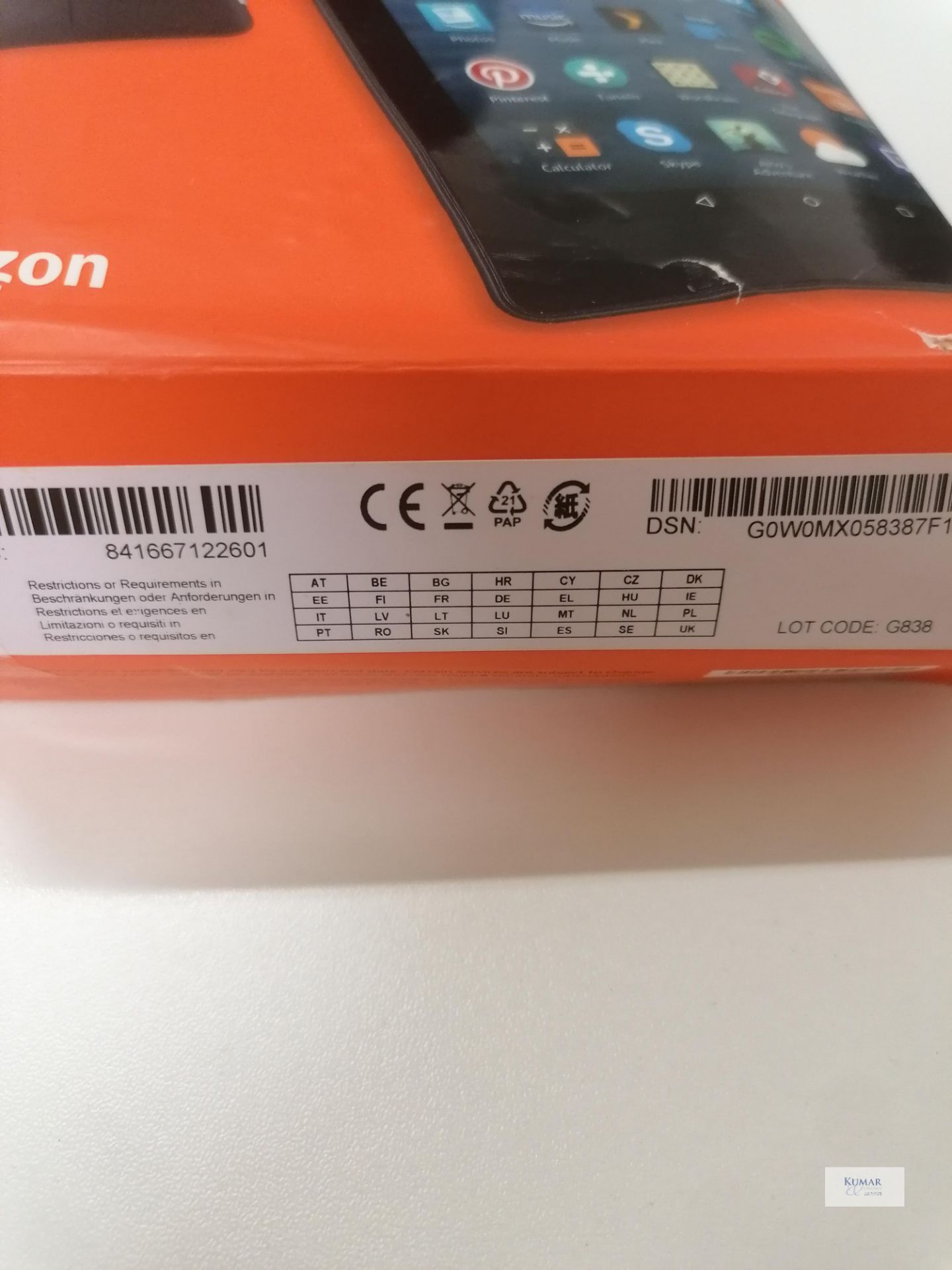 Amazon Fire7 with Alexa Updated 25 11 2020 Boxed cable and charger - Image 2 of 5