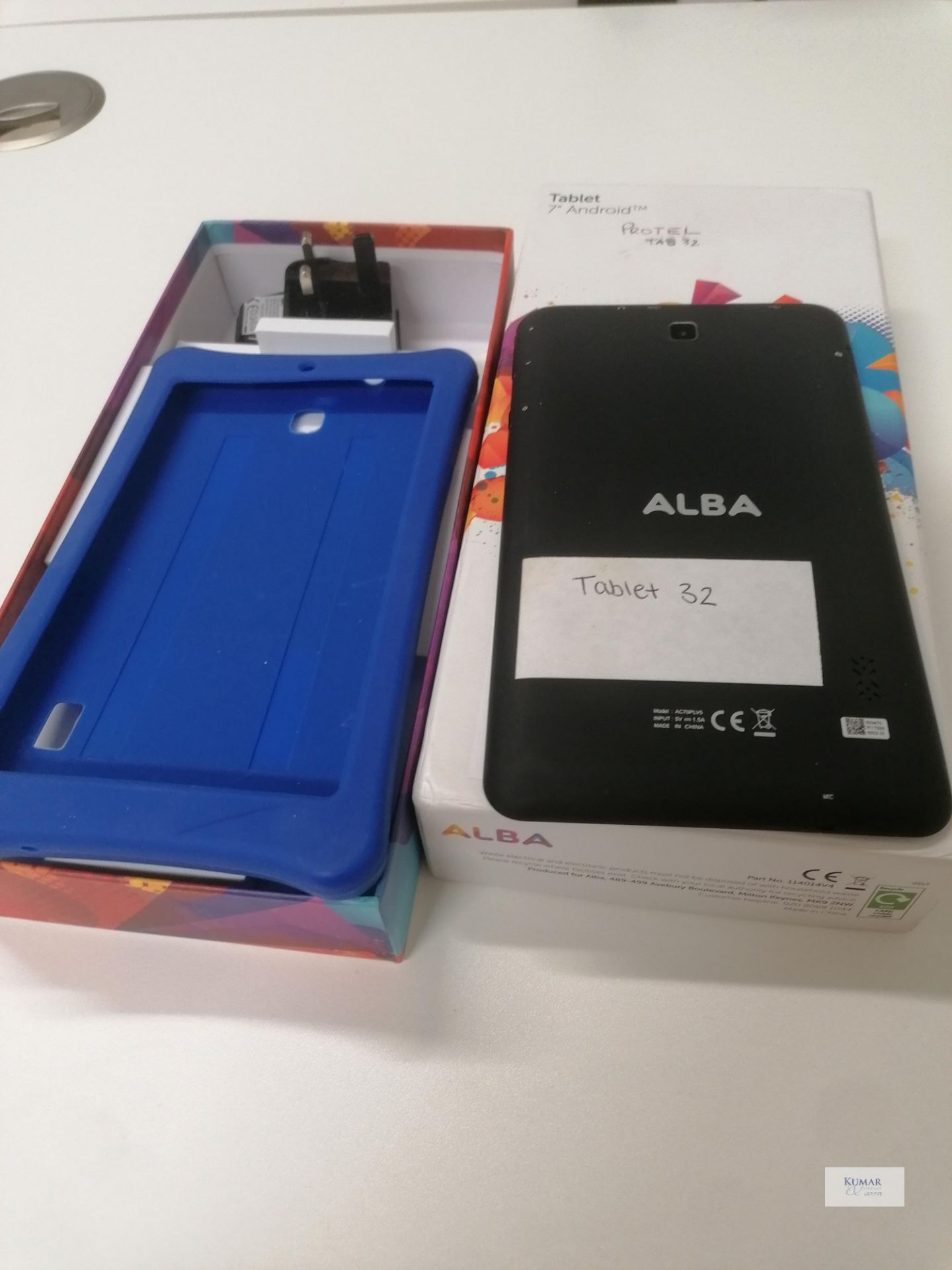 Alba Model AC07PLVS 7" Tablet with protective case,cable and charger Boxed - Image 4 of 6